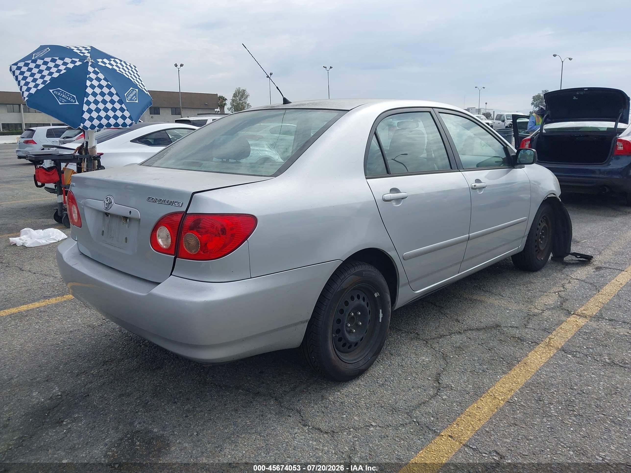 2008 Toyota Corolla Le Silver vin: 1NXBR32E68Z028622