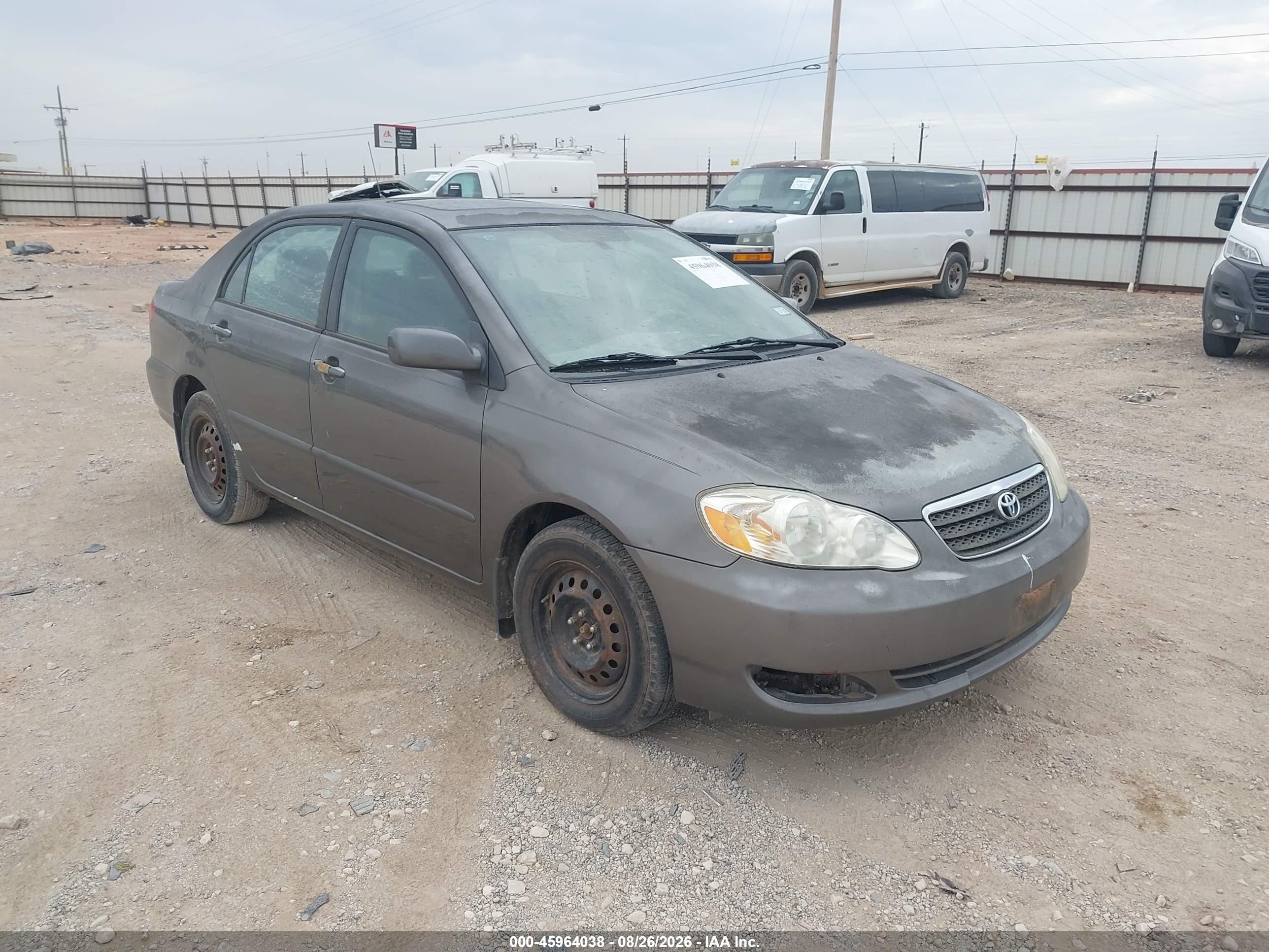 2008 Toyota Corolla Le Gray vin: 1NXBR32E68Z033335