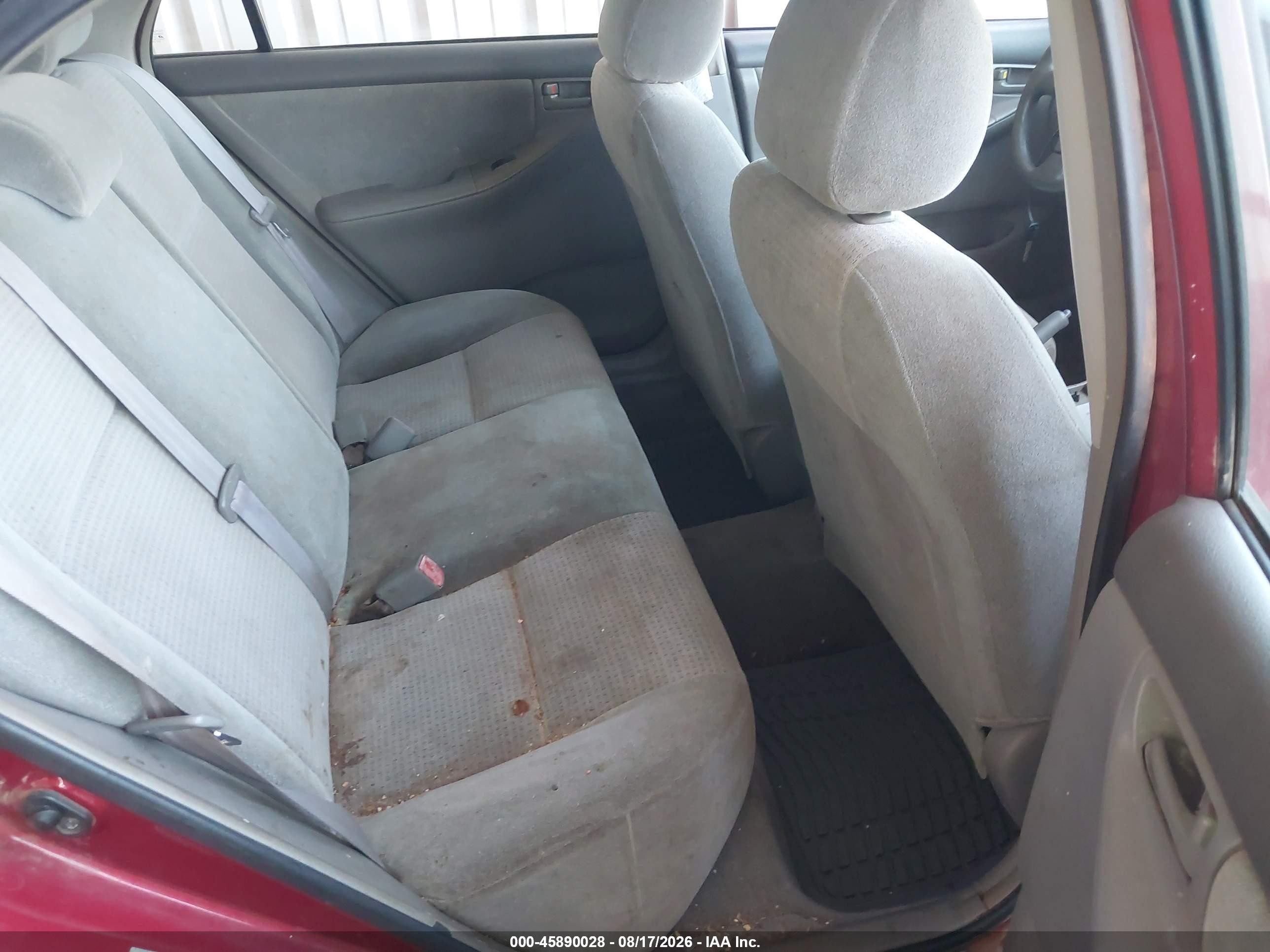 2008 Toyota Corolla Ce Red vin: 1NXBR32E68Z954891