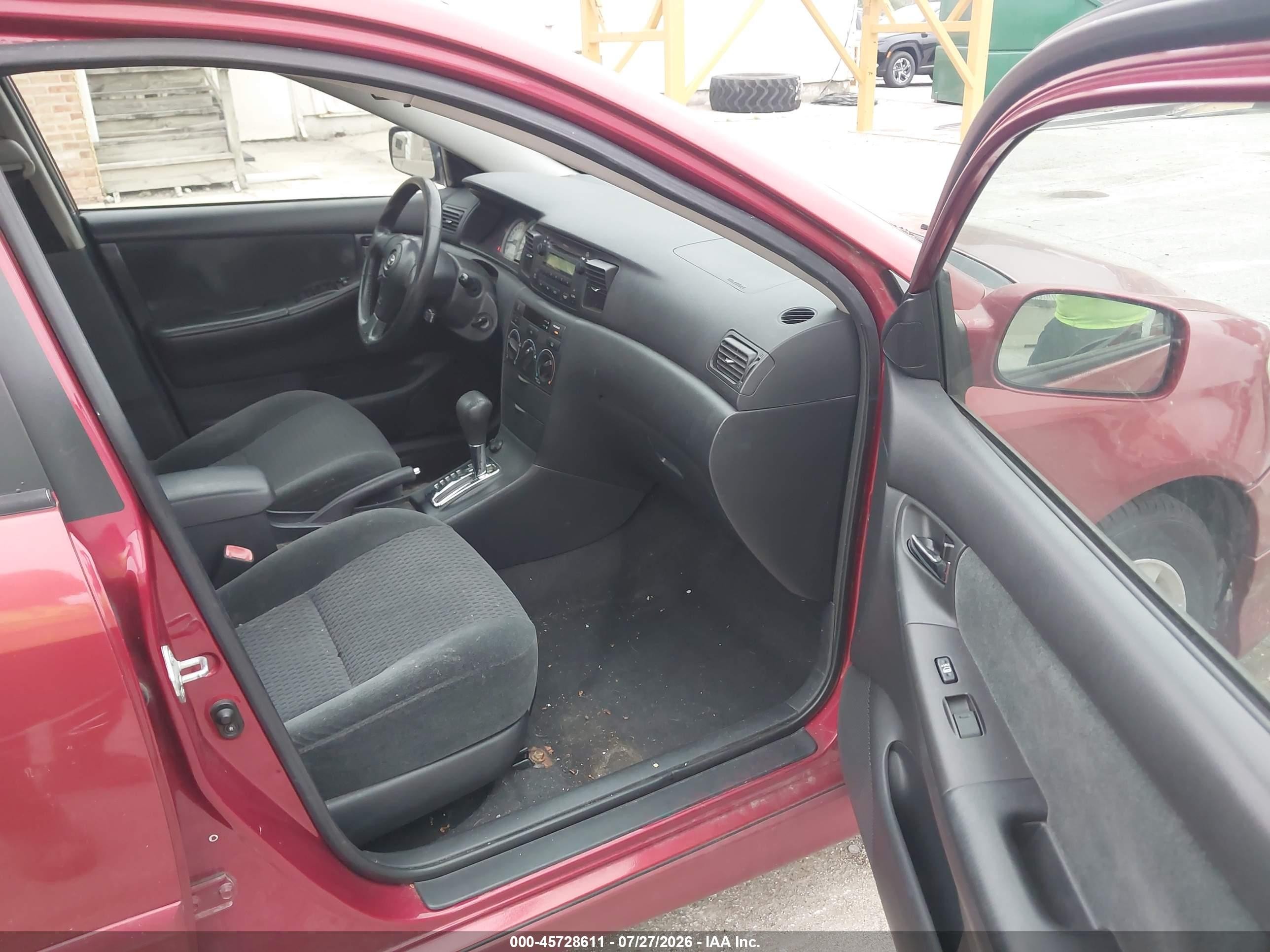 2008 Toyota Corolla S Red vin: 1NXBR32E68Z969231