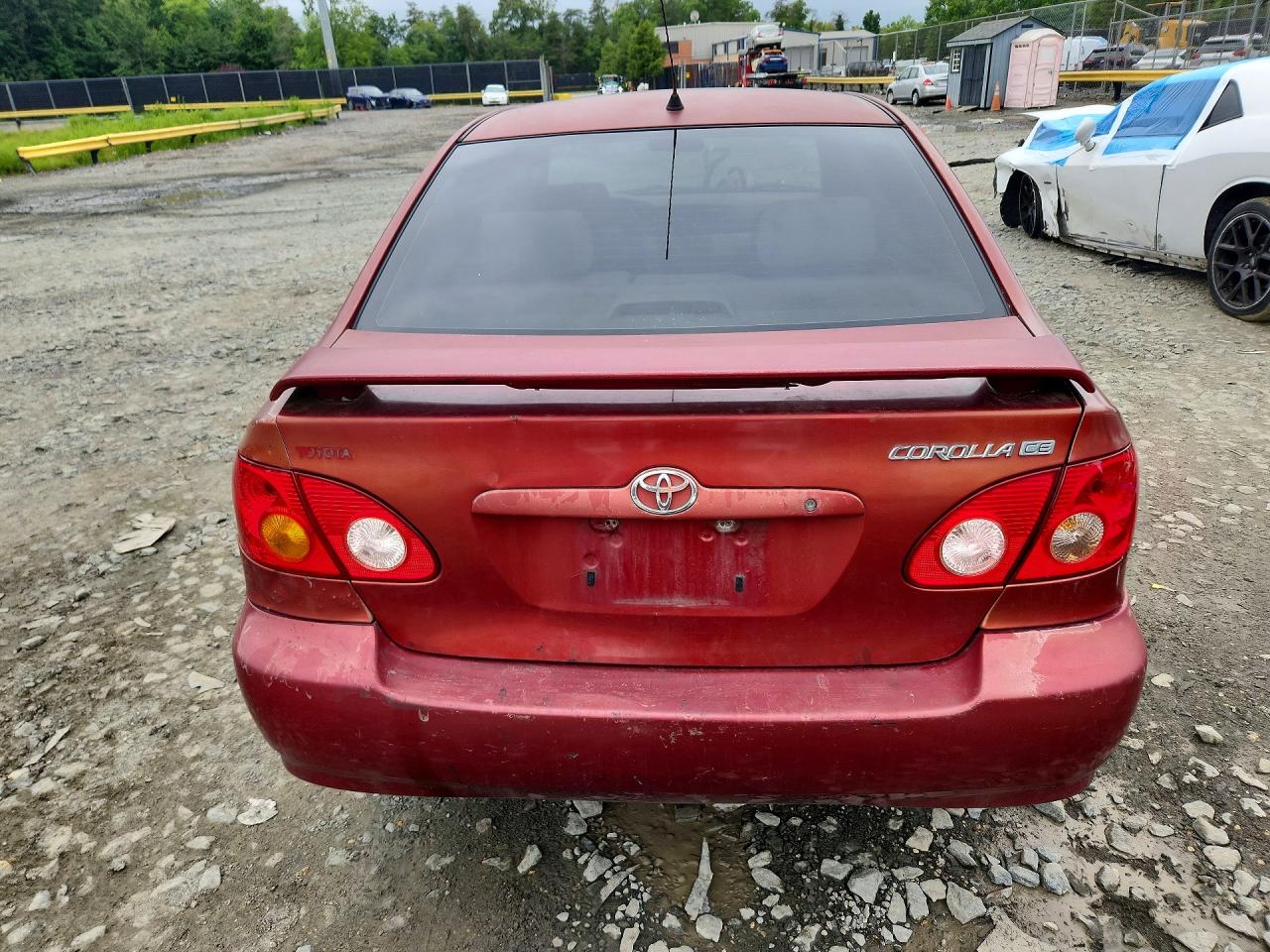 2003 Toyota Corolla Ce Red vin: 1NXBR32E73Z040903