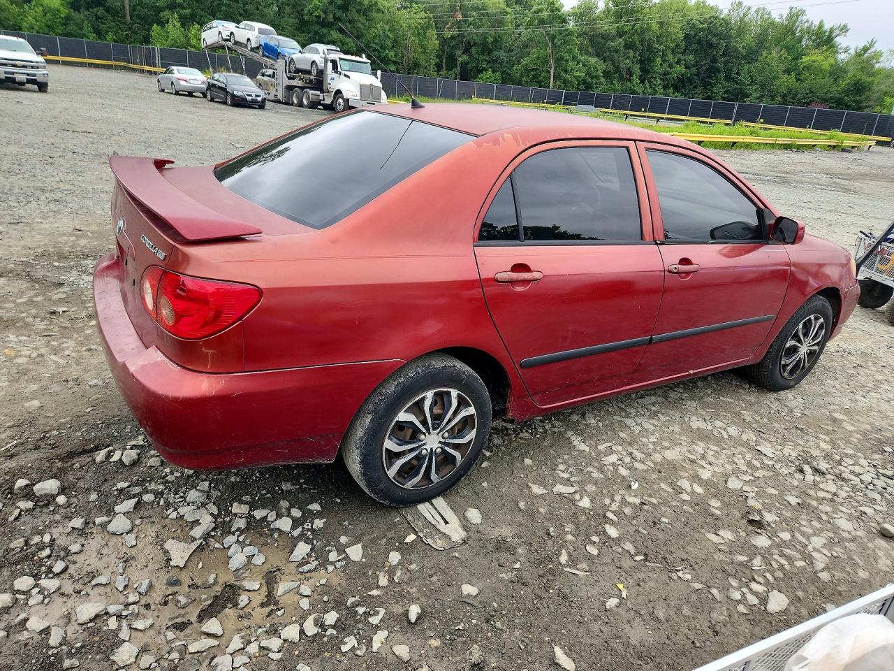 2003 Toyota Corolla Ce Red vin: 1NXBR32E73Z040903