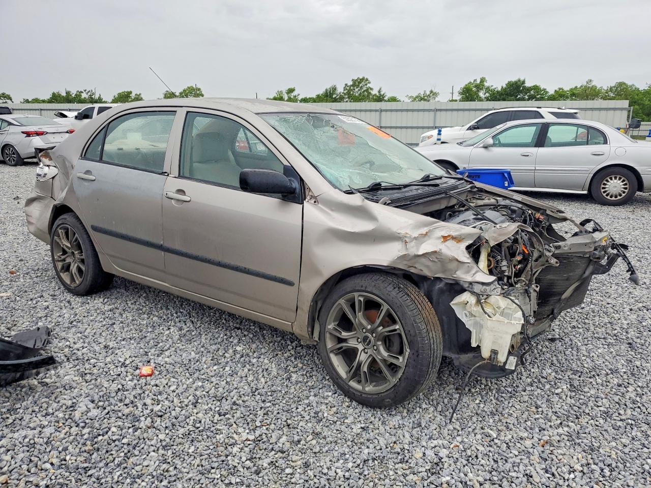 2003 Toyota Corolla Ce Tan vin: 1NXBR32E73Z149412
