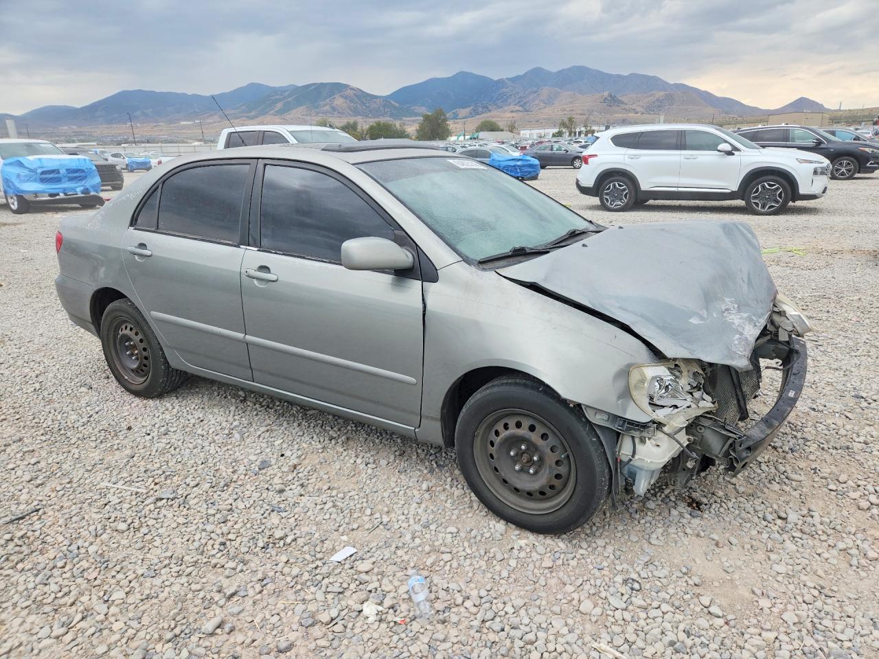 2004 Toyota Corolla Le Gray vin: 1NXBR32E74Z207178