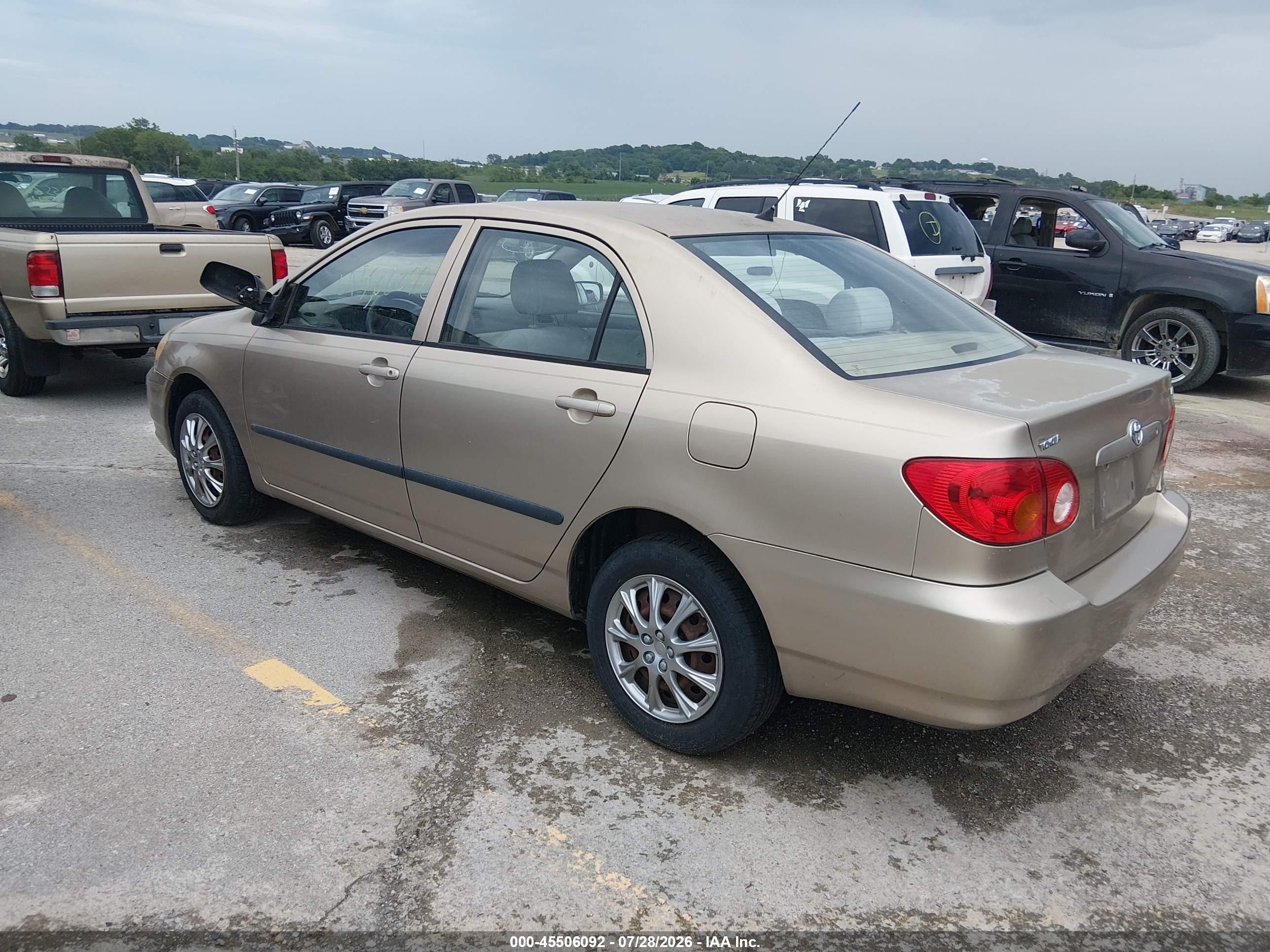2004 Toyota Corolla Ce Gold vin: 1NXBR32E74Z213434