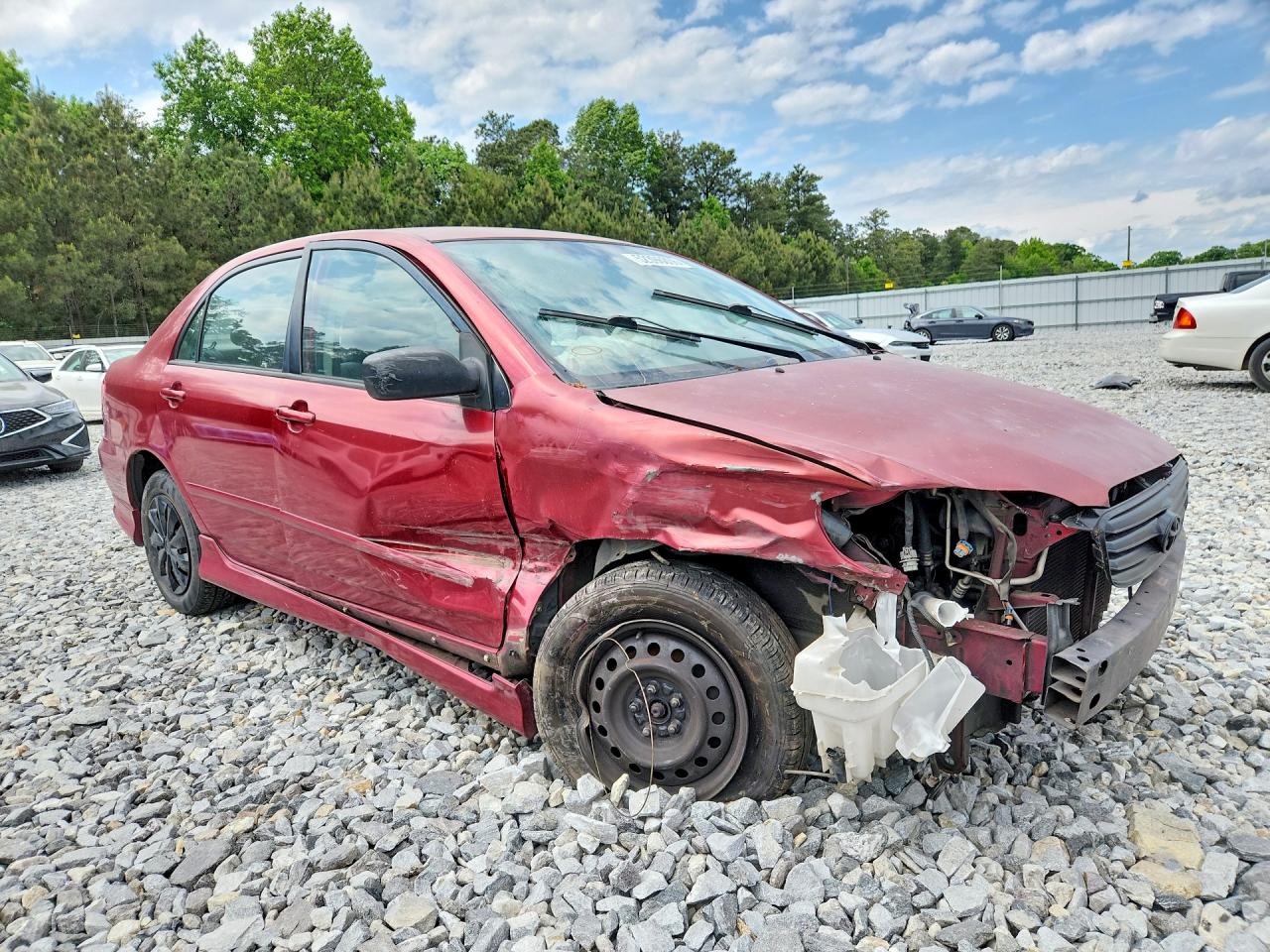 2004 Toyota Corolla S Темно-бордовый vin: 1NXBR32E74Z246224