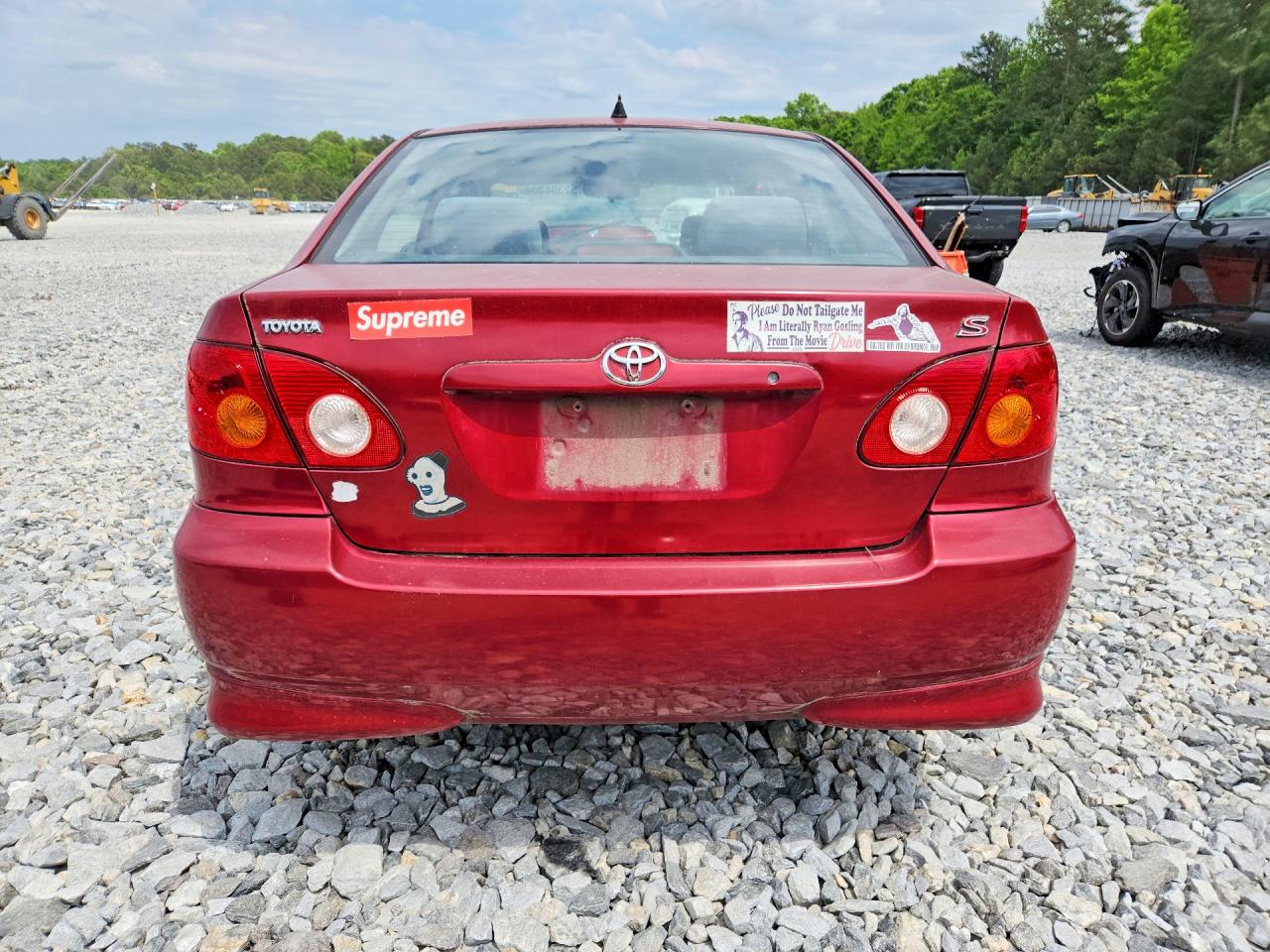 2004 Toyota Corolla S Темно-бордовый vin: 1NXBR32E74Z246224