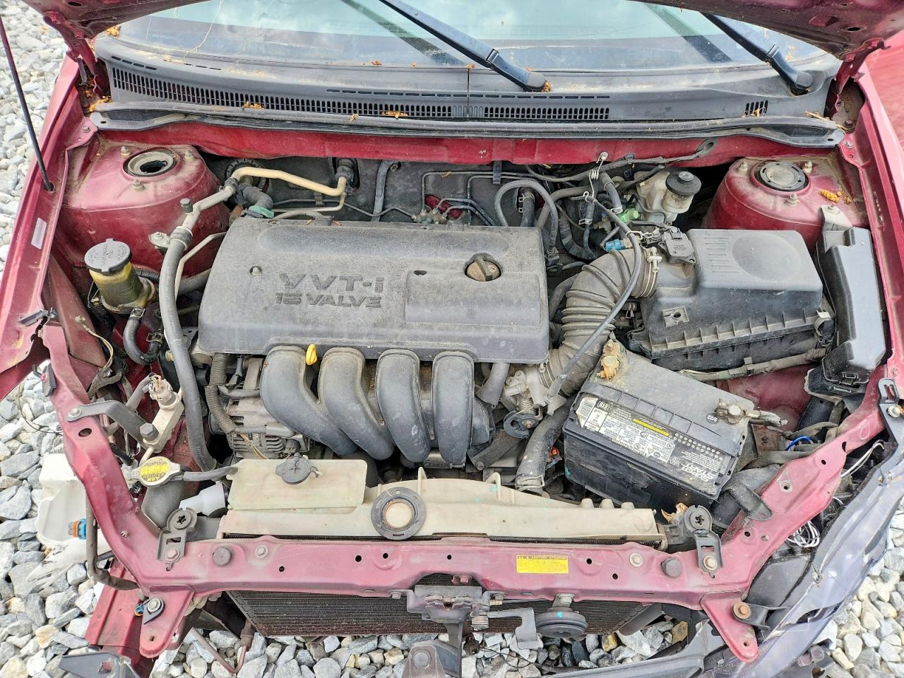 2004 Toyota Corolla S Темно-бордовый vin: 1NXBR32E74Z246224