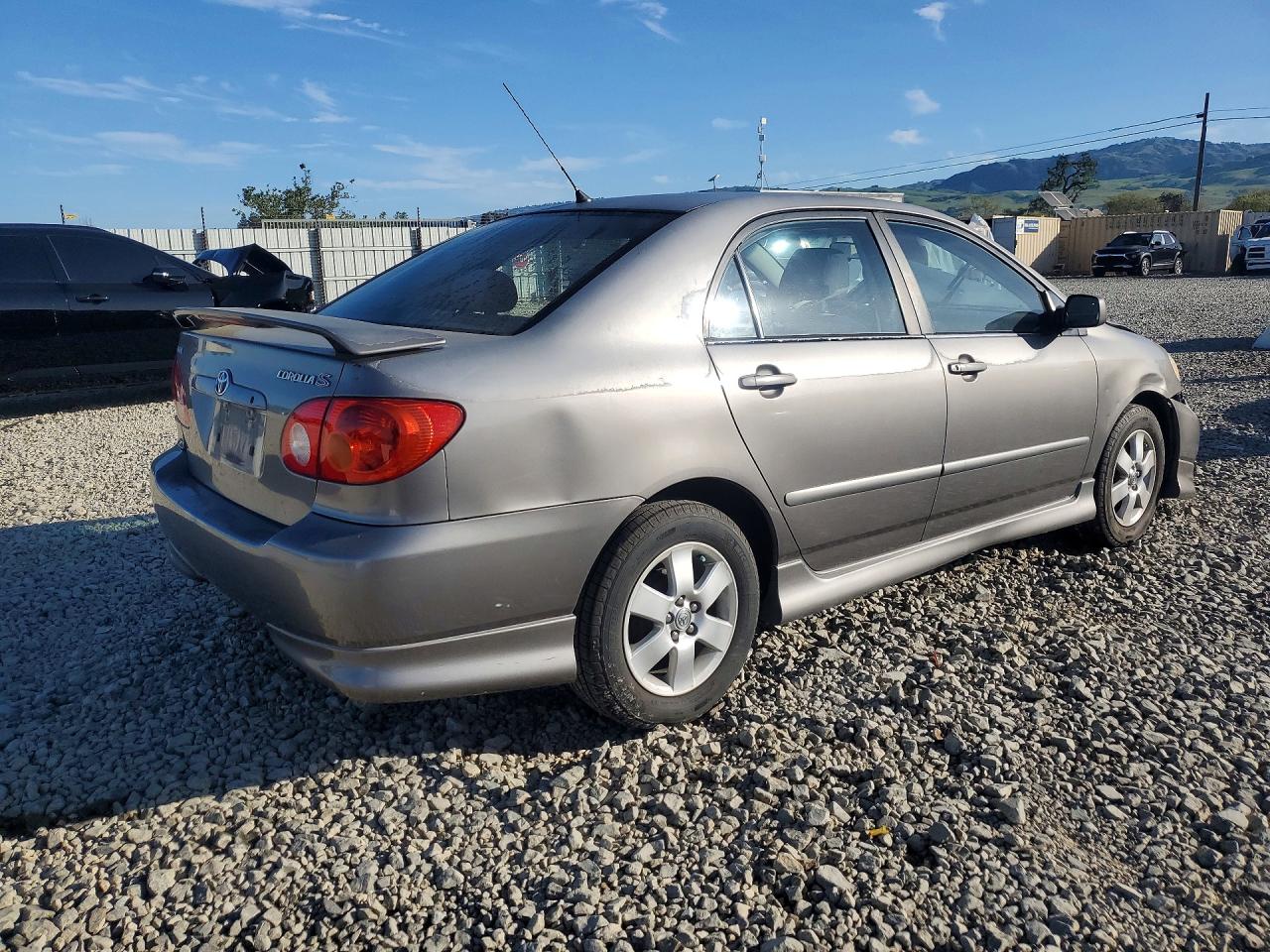 2004 Toyota Corolla S Gray vin: 1NXBR32E74Z271463