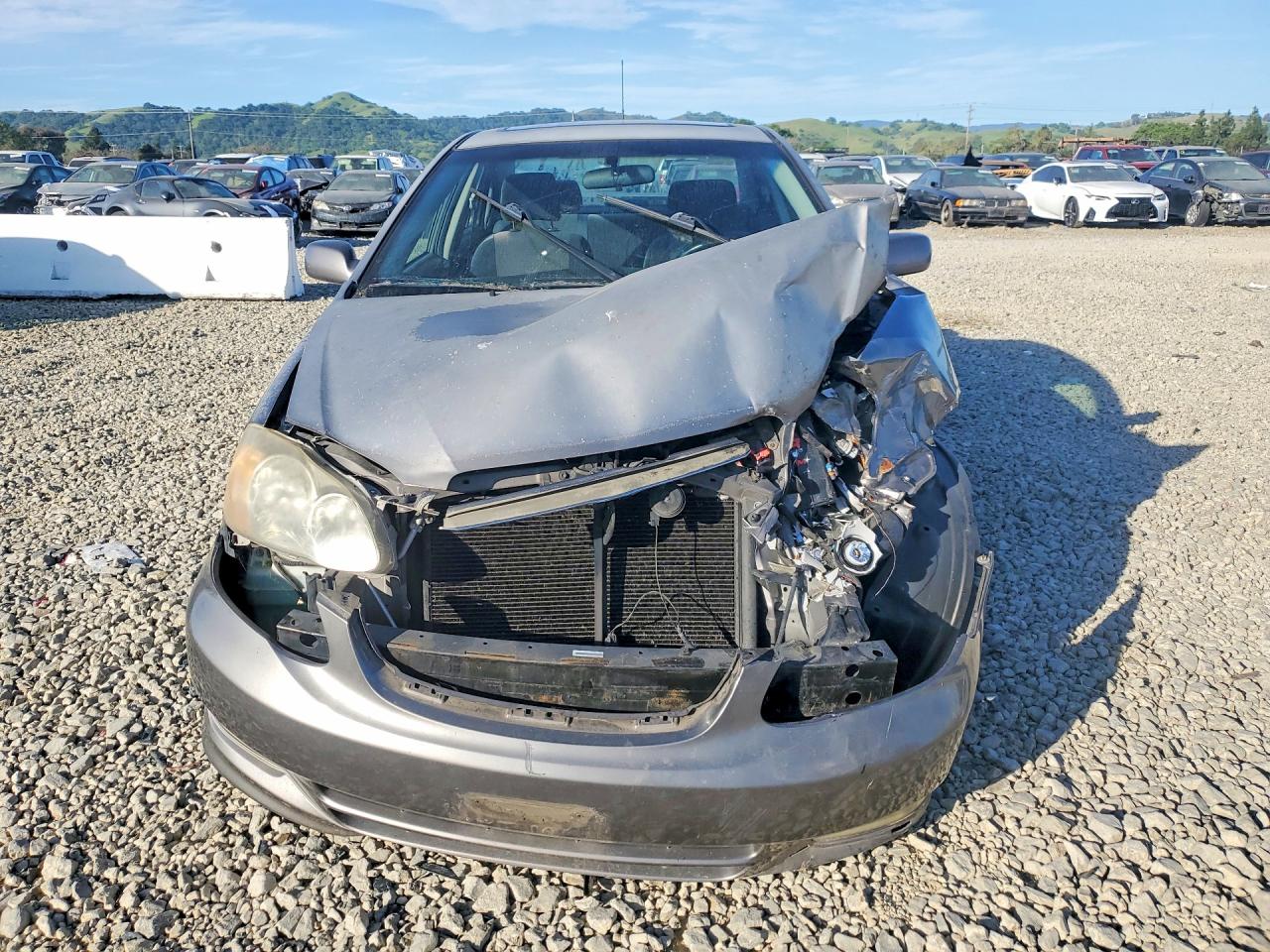 2004 Toyota Corolla S Gray vin: 1NXBR32E74Z271463