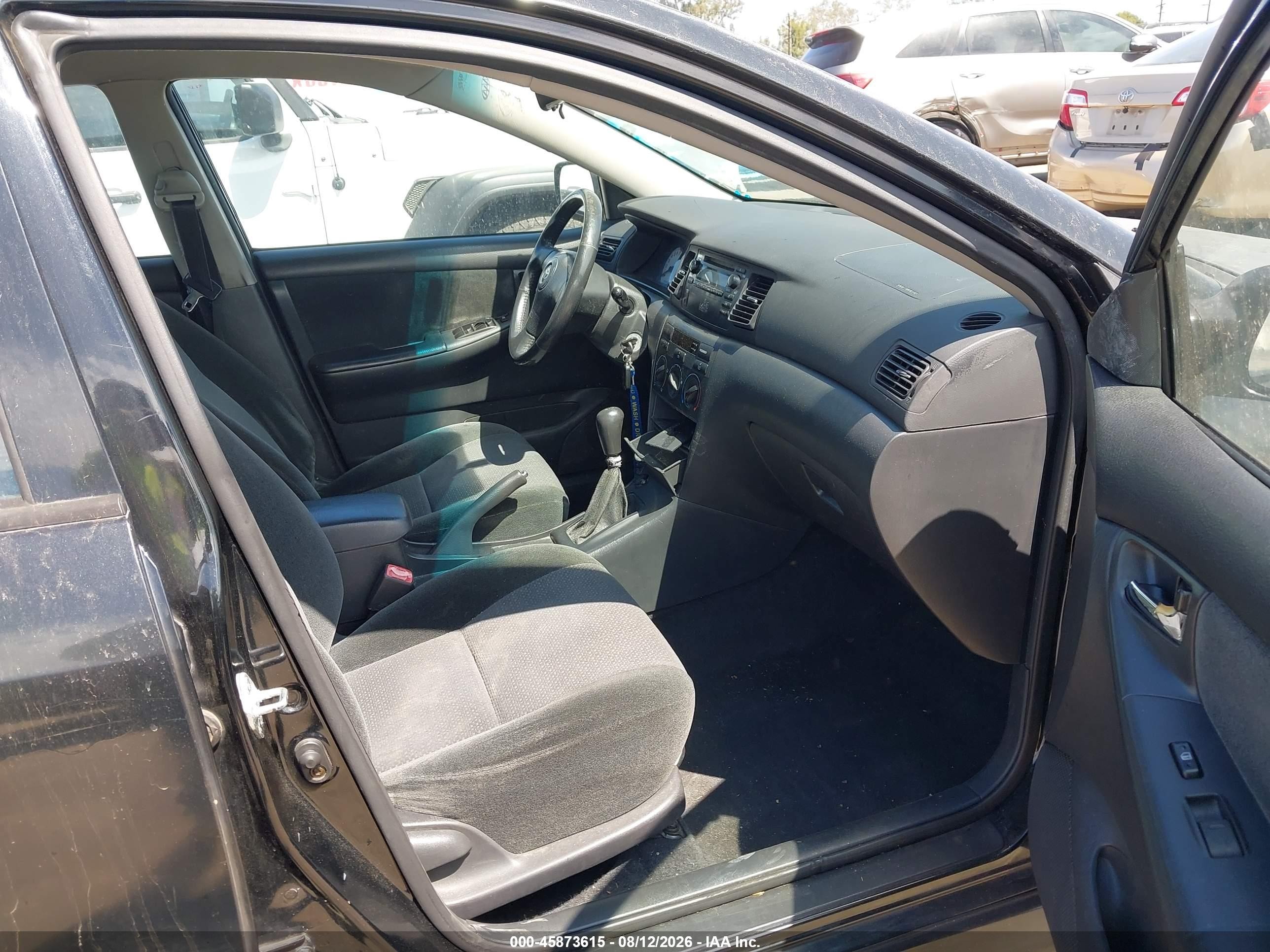 2004 Toyota Corolla S Черный vin: 1NXBR32E74Z277991