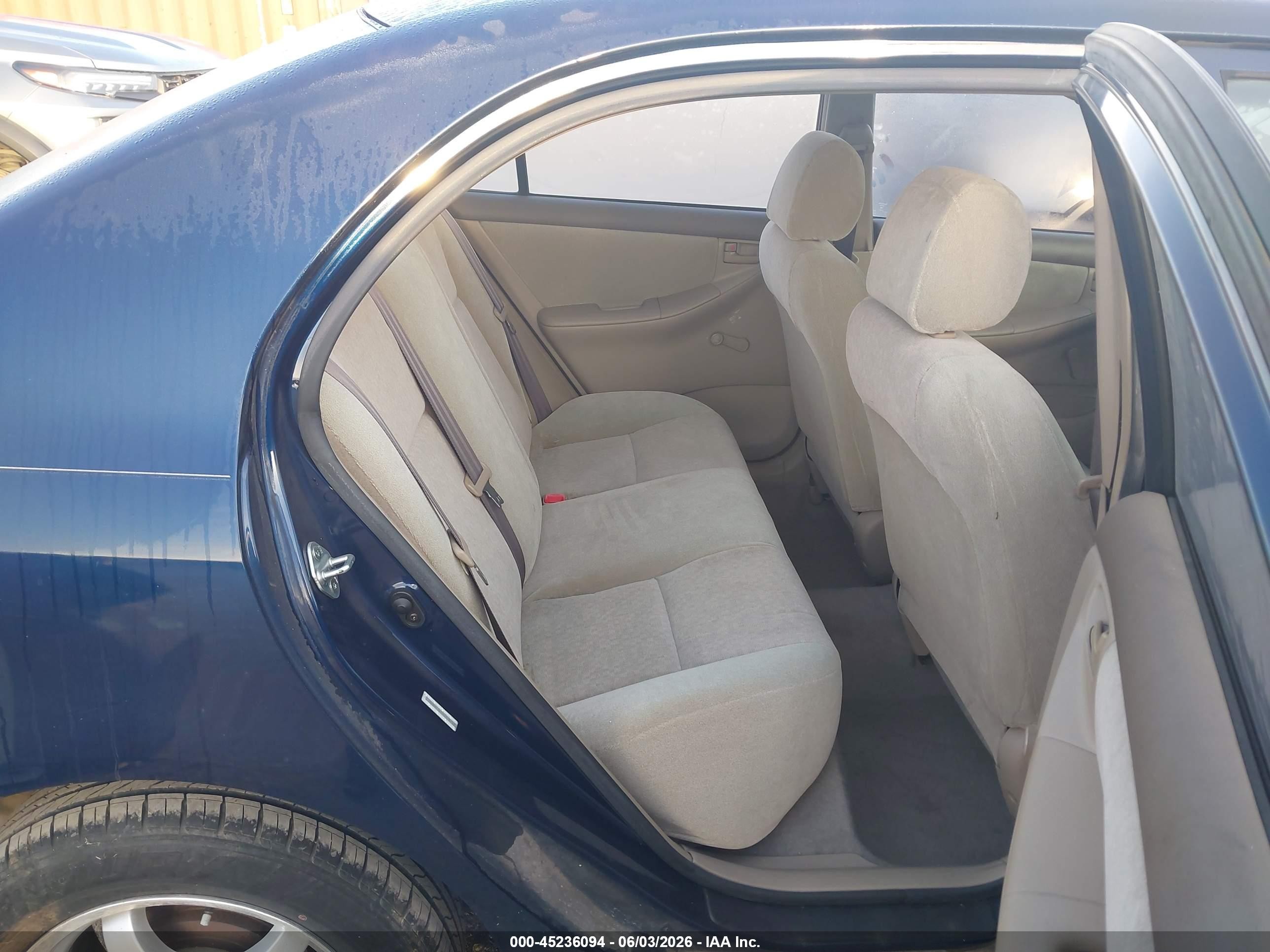 2004 Toyota Corolla Ce Blue vin: 1NXBR32E74Z278719
