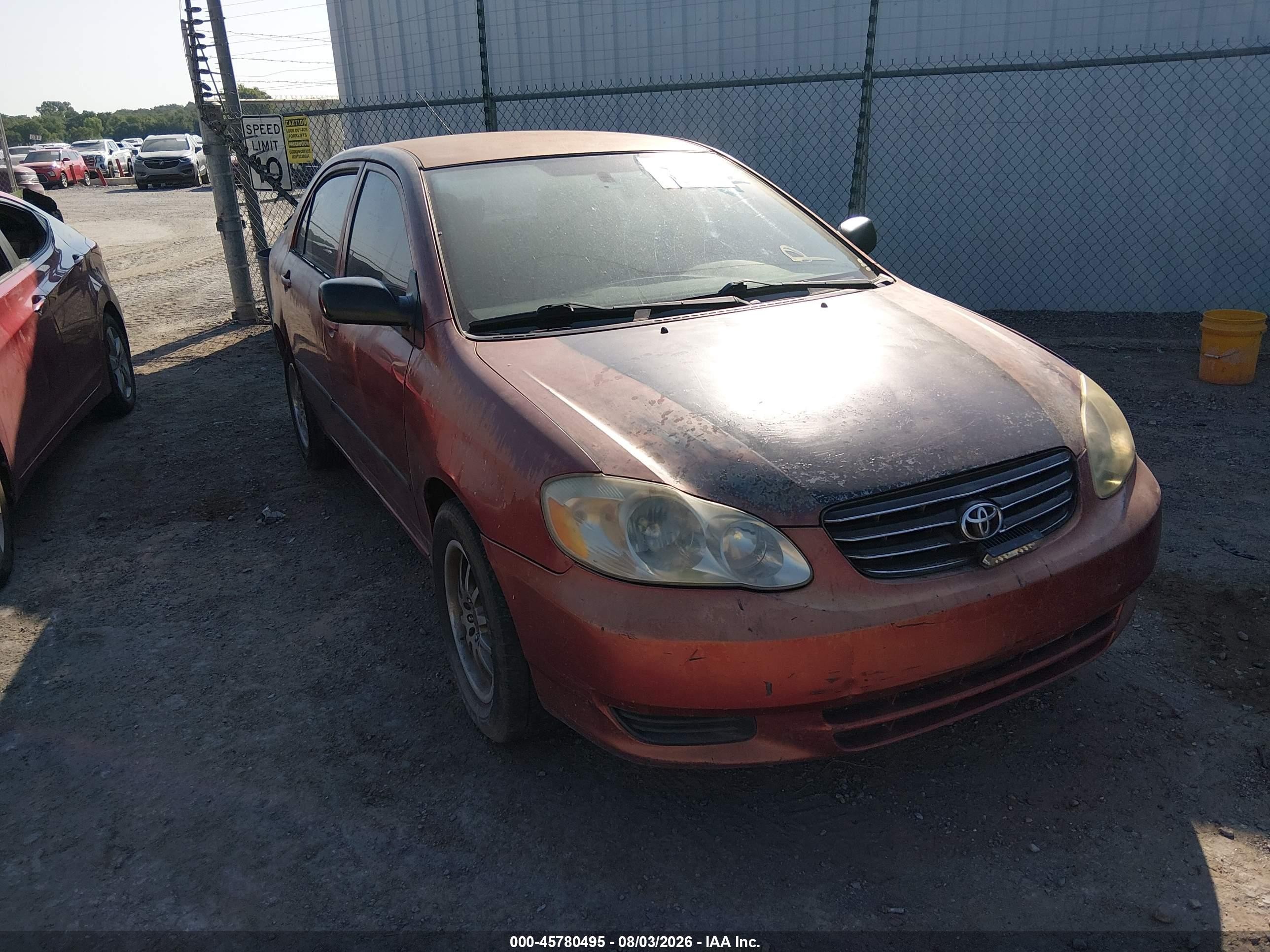 2004 Toyota Corolla Ce Красный vin: 1NXBR32E74Z295441