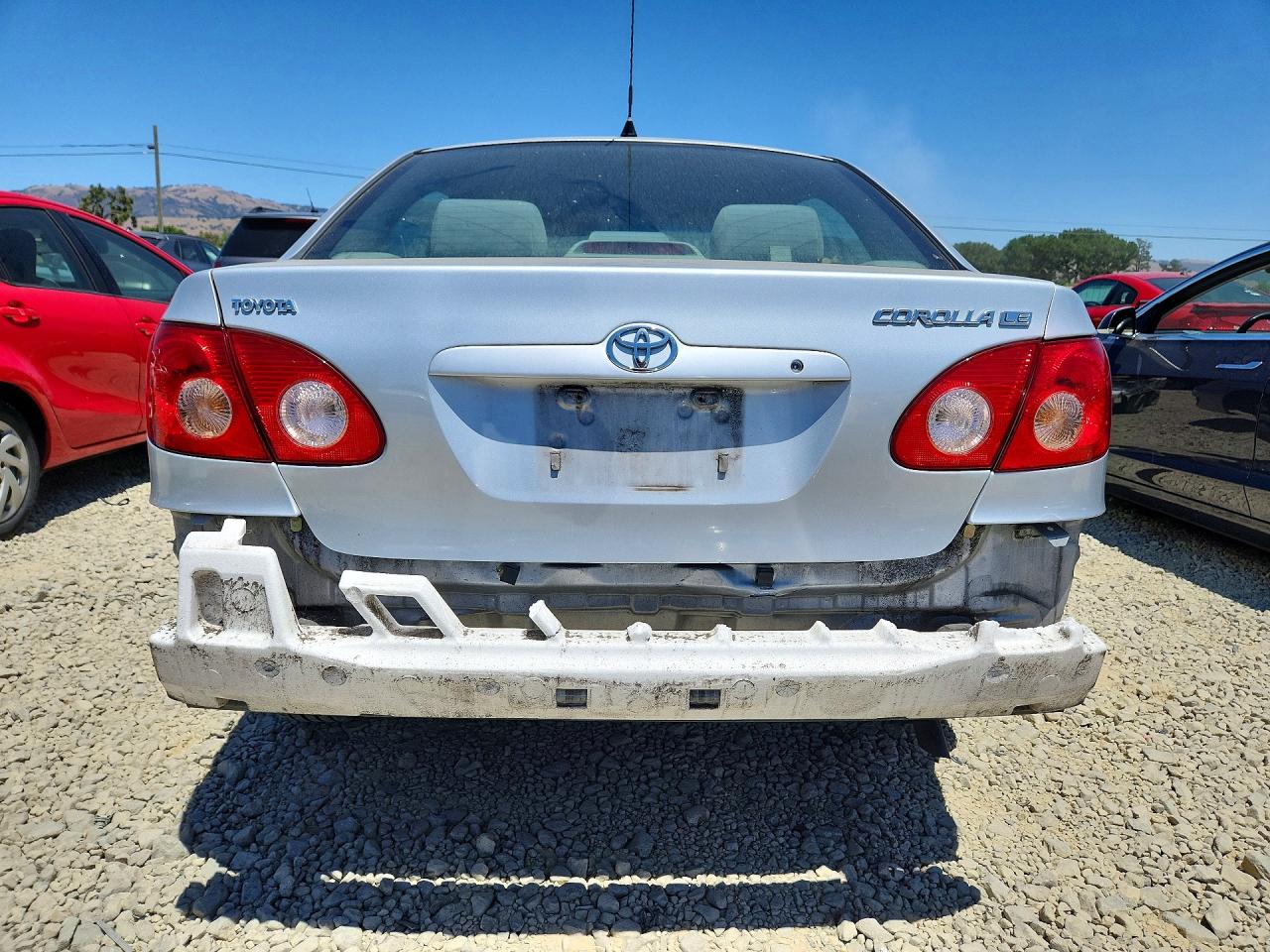 2005 Toyota Corolla Le Silver vin: 1NXBR32E75Z450071