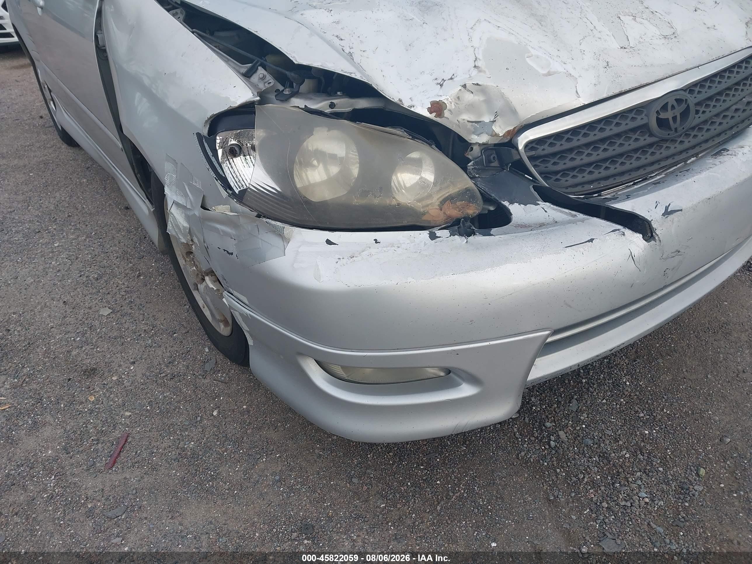 2005 Toyota Corolla S Silver vin: 1NXBR32E75Z557329