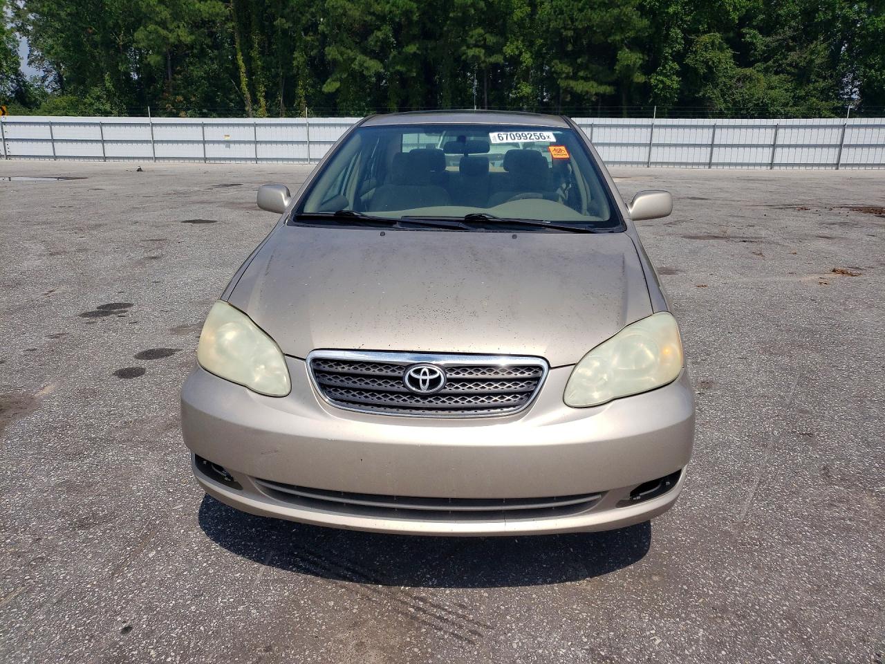 2005 Toyota Corolla Le Gold vin: 1NXBR32E75Z564636