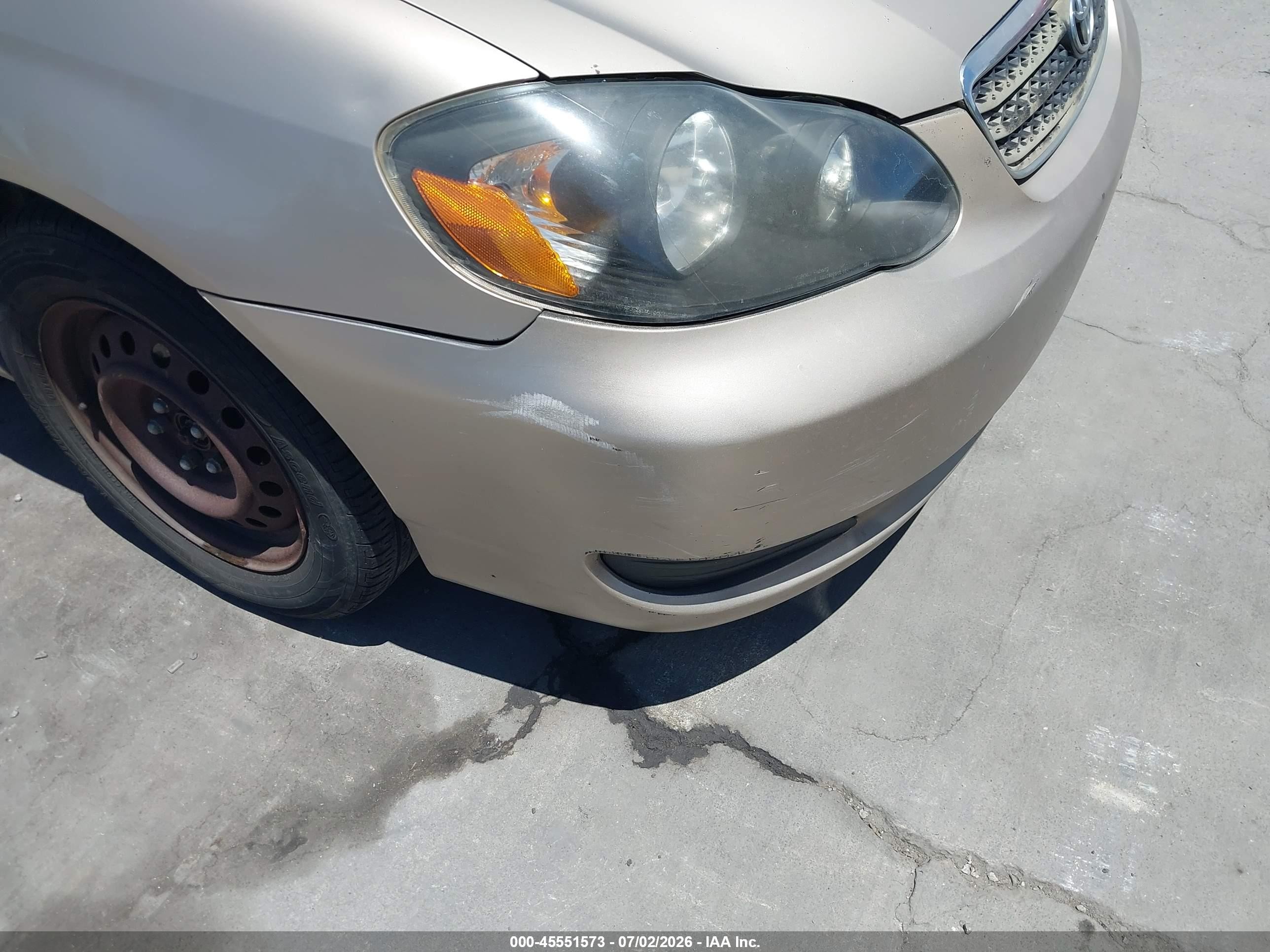 2006 Toyota Corolla Le Brown vin: 1NXBR32E76Z608619