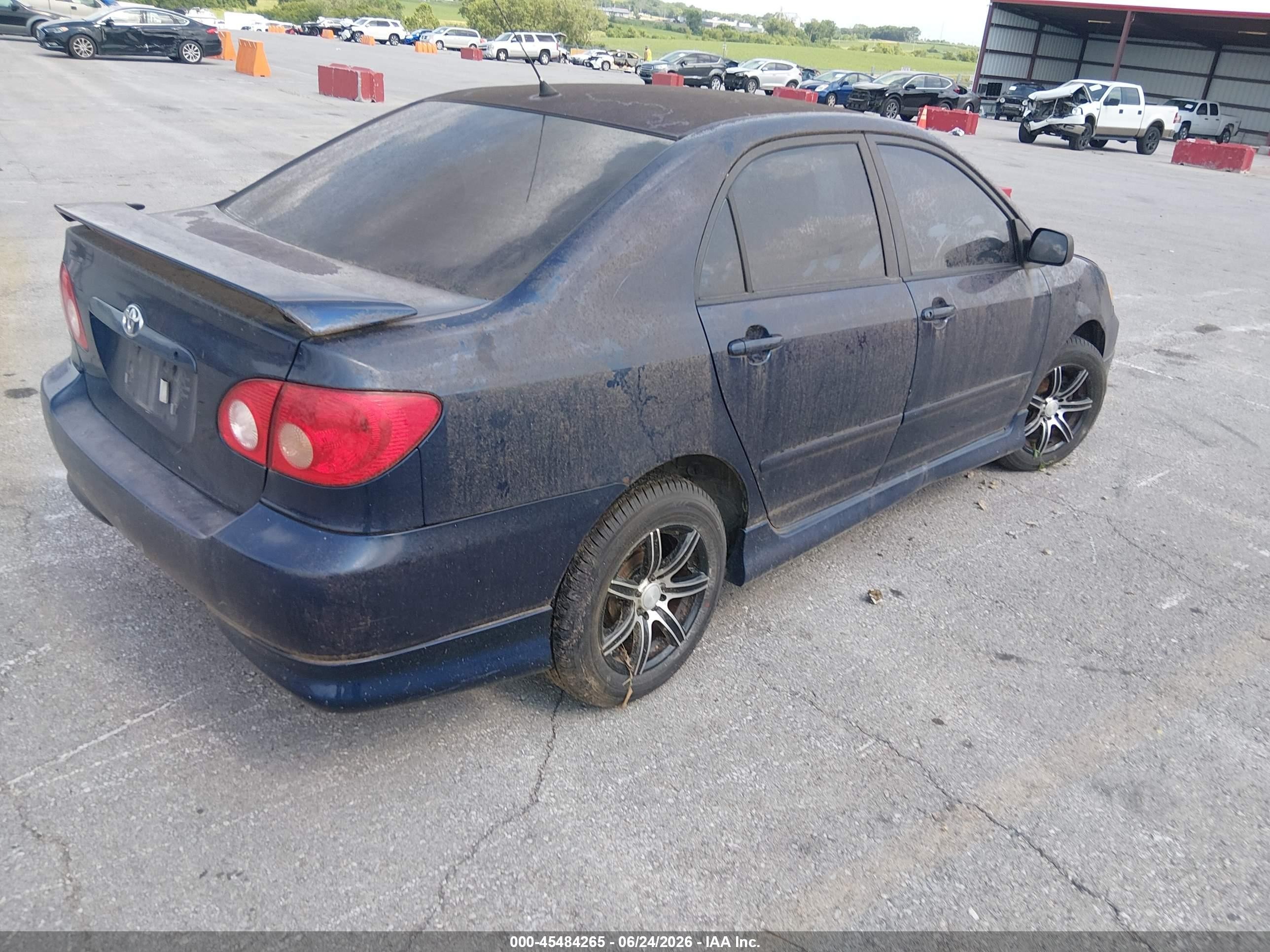 2006 Toyota Corolla S Blue vin: 1NXBR32E76Z645895