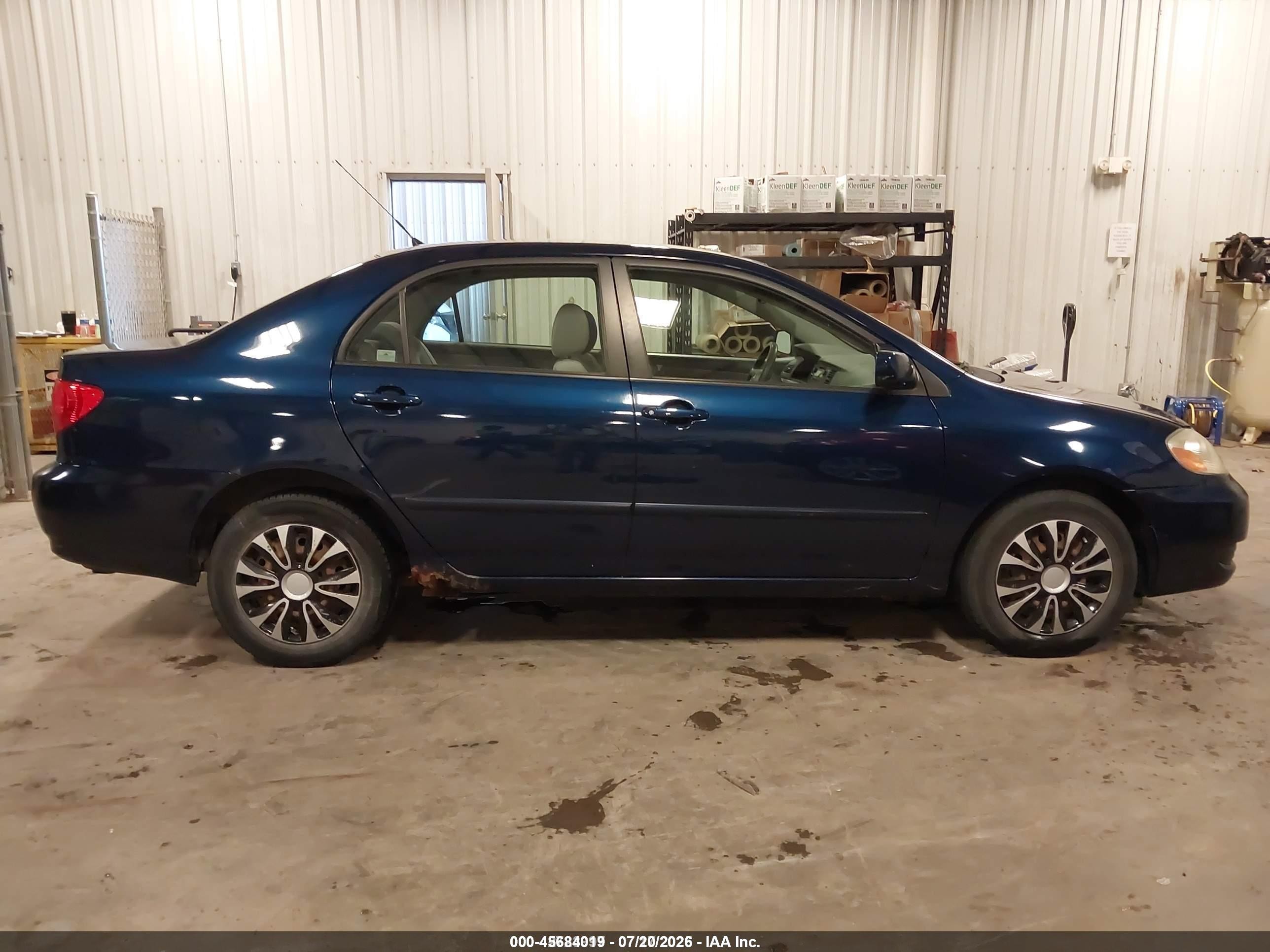 2006 Toyota Corolla Le Blue vin: 1NXBR32E76Z664799