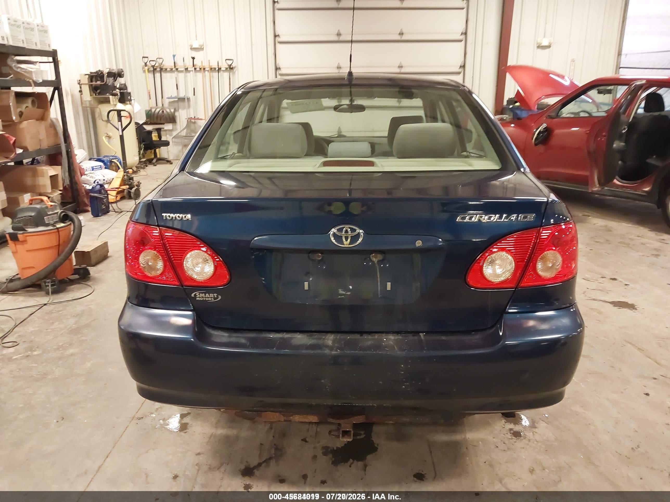 2006 Toyota Corolla Le Blue vin: 1NXBR32E76Z664799