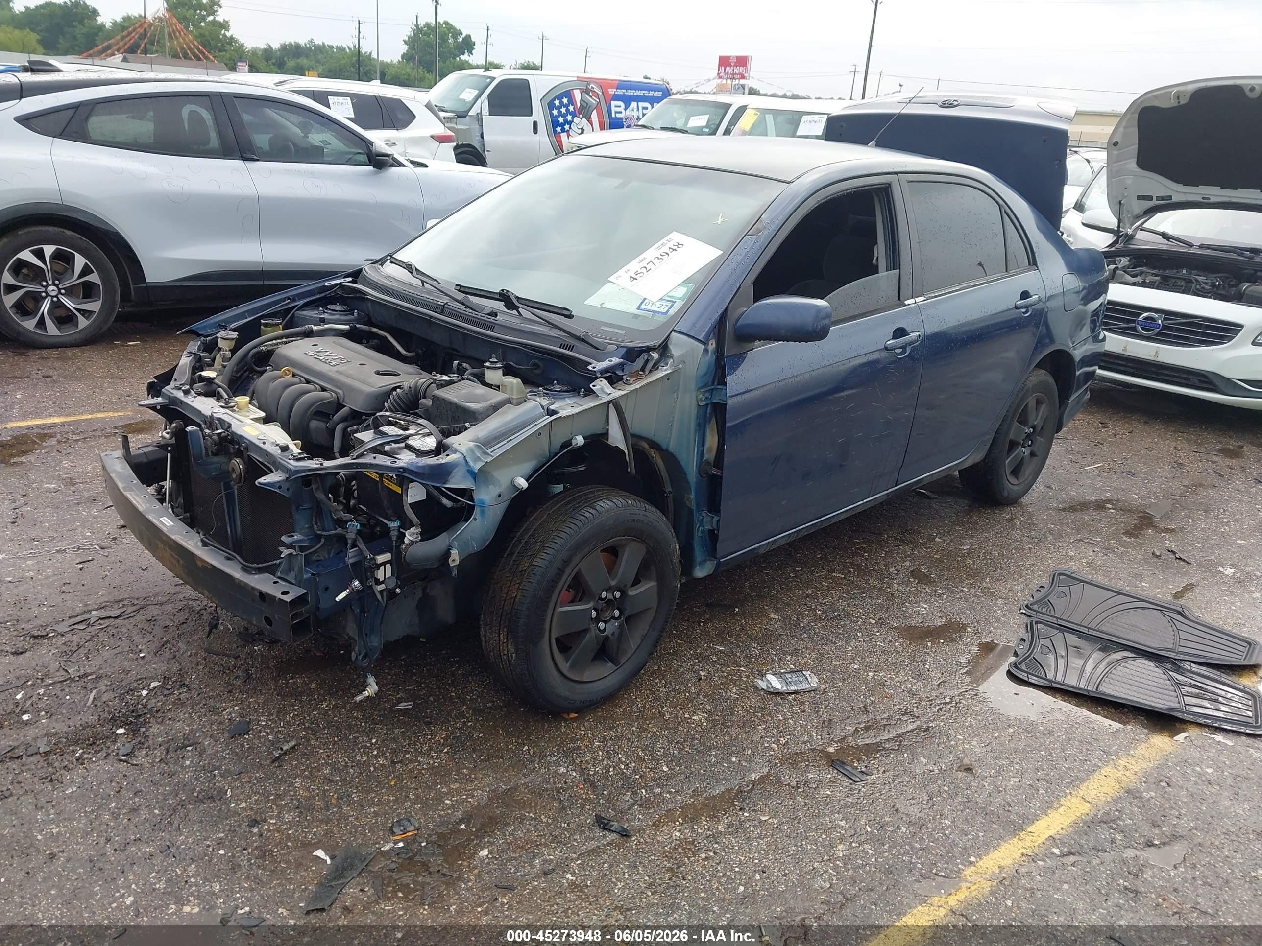 2006 Toyota Corolla S Blue vin: 1NXBR32E76Z697947