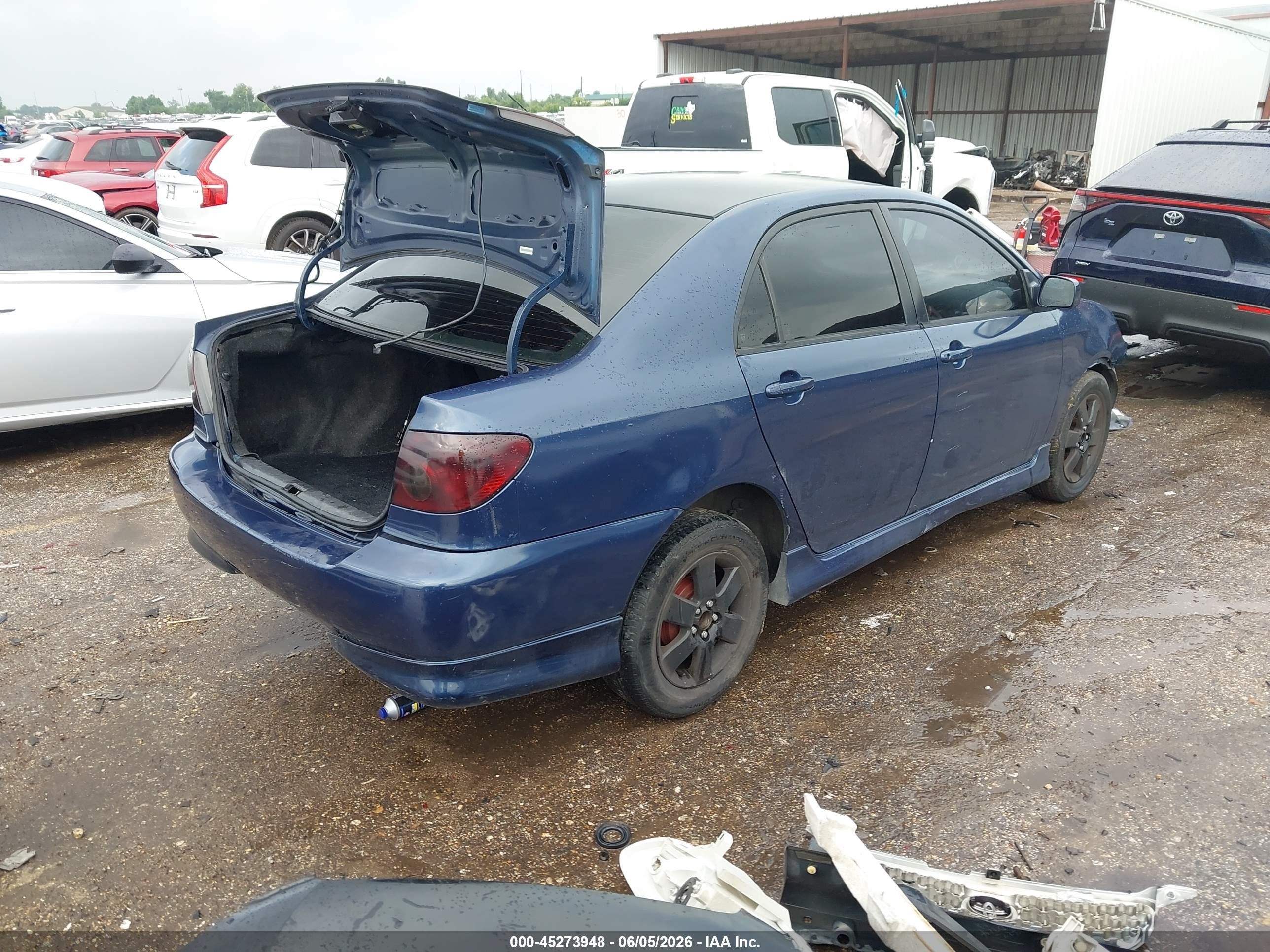 2006 Toyota Corolla S Blue vin: 1NXBR32E76Z697947