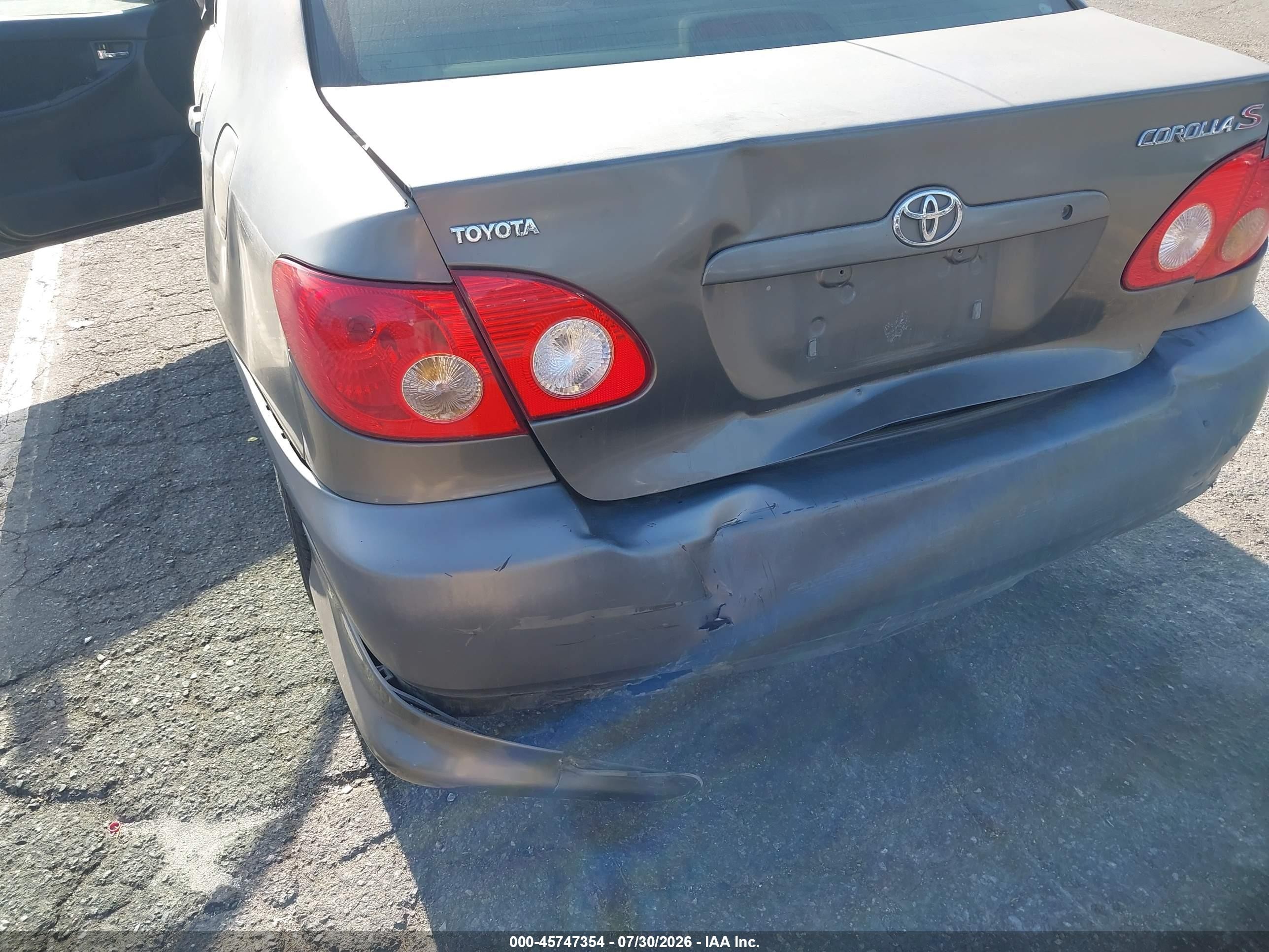 2006 Toyota Corolla S Champagne vin: 1NXBR32E76Z751604