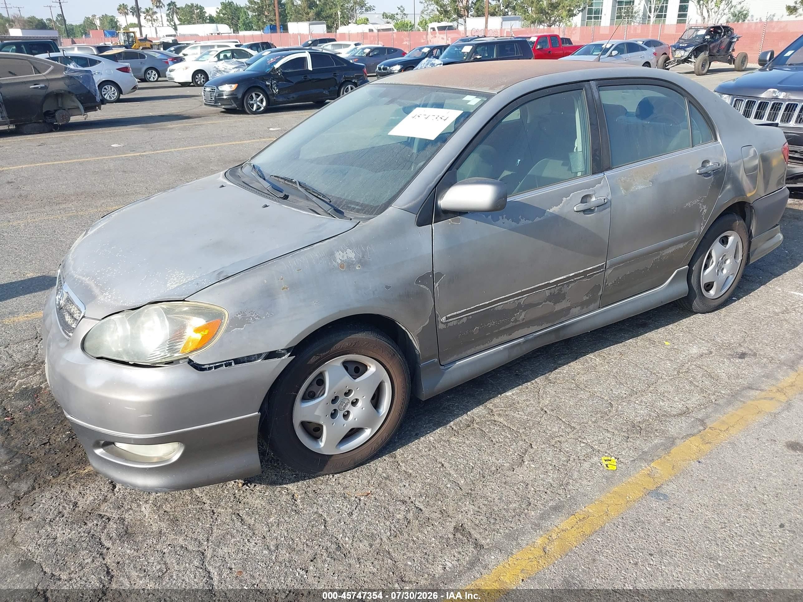 2006 Toyota Corolla S Champagne vin: 1NXBR32E76Z751604
