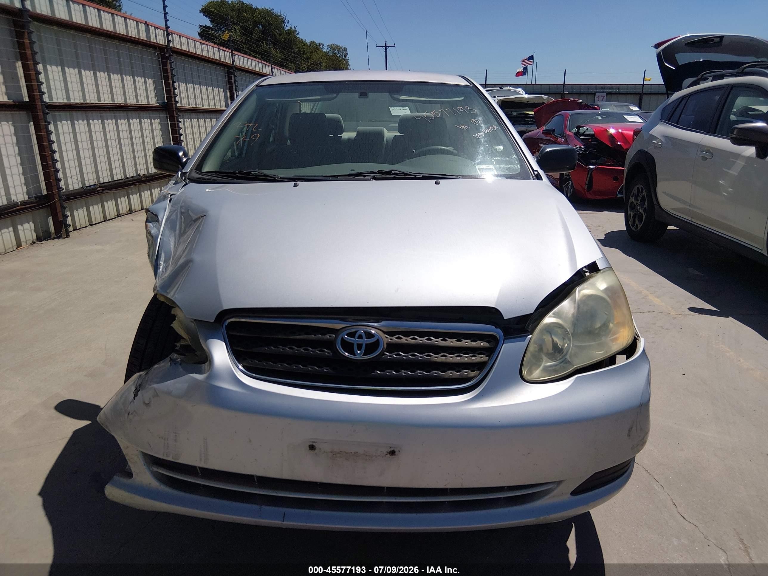 2007 Toyota Corolla Ce Gray vin: 1NXBR32E77Z790582