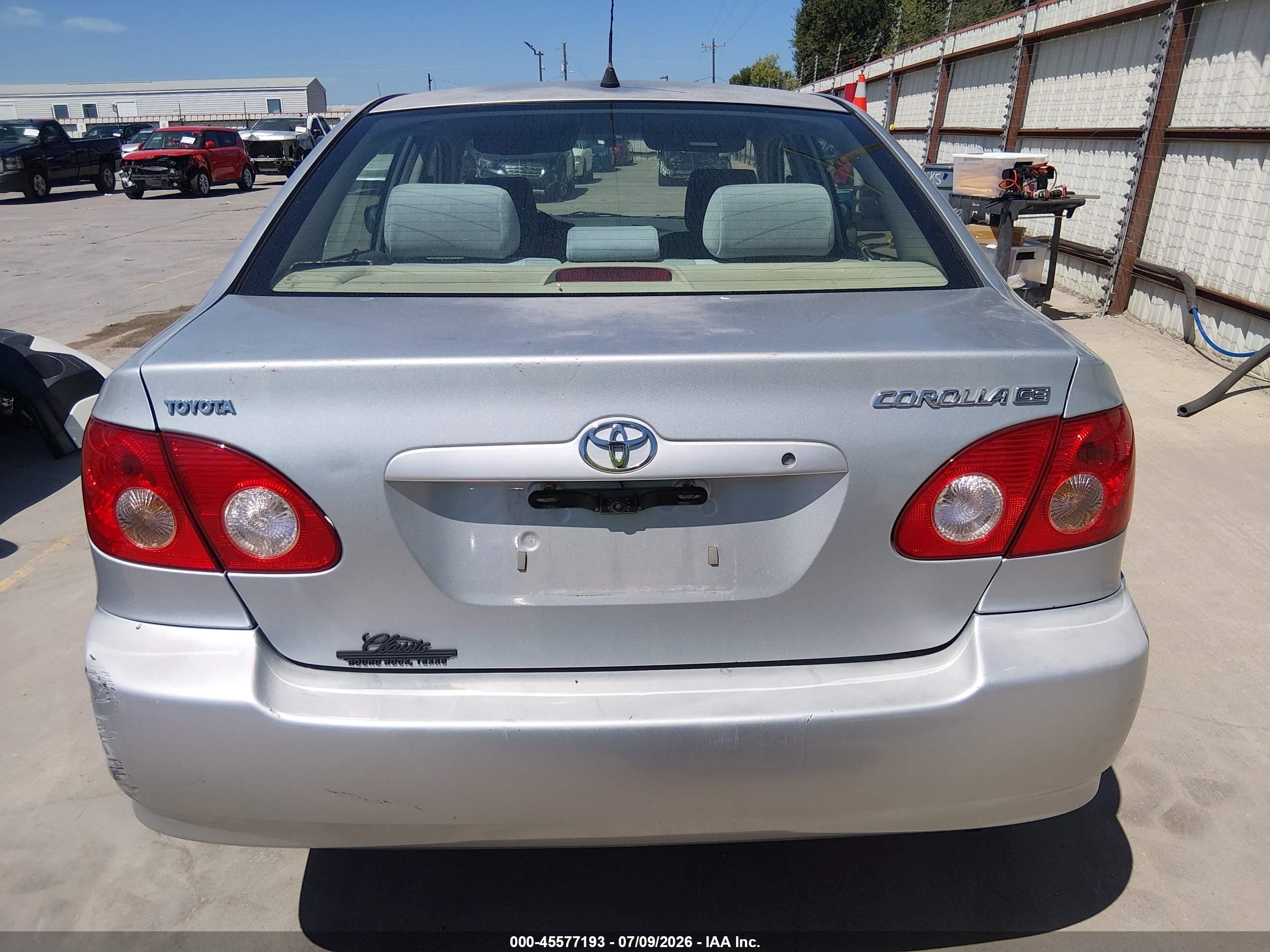 2007 Toyota Corolla Ce Gray vin: 1NXBR32E77Z790582