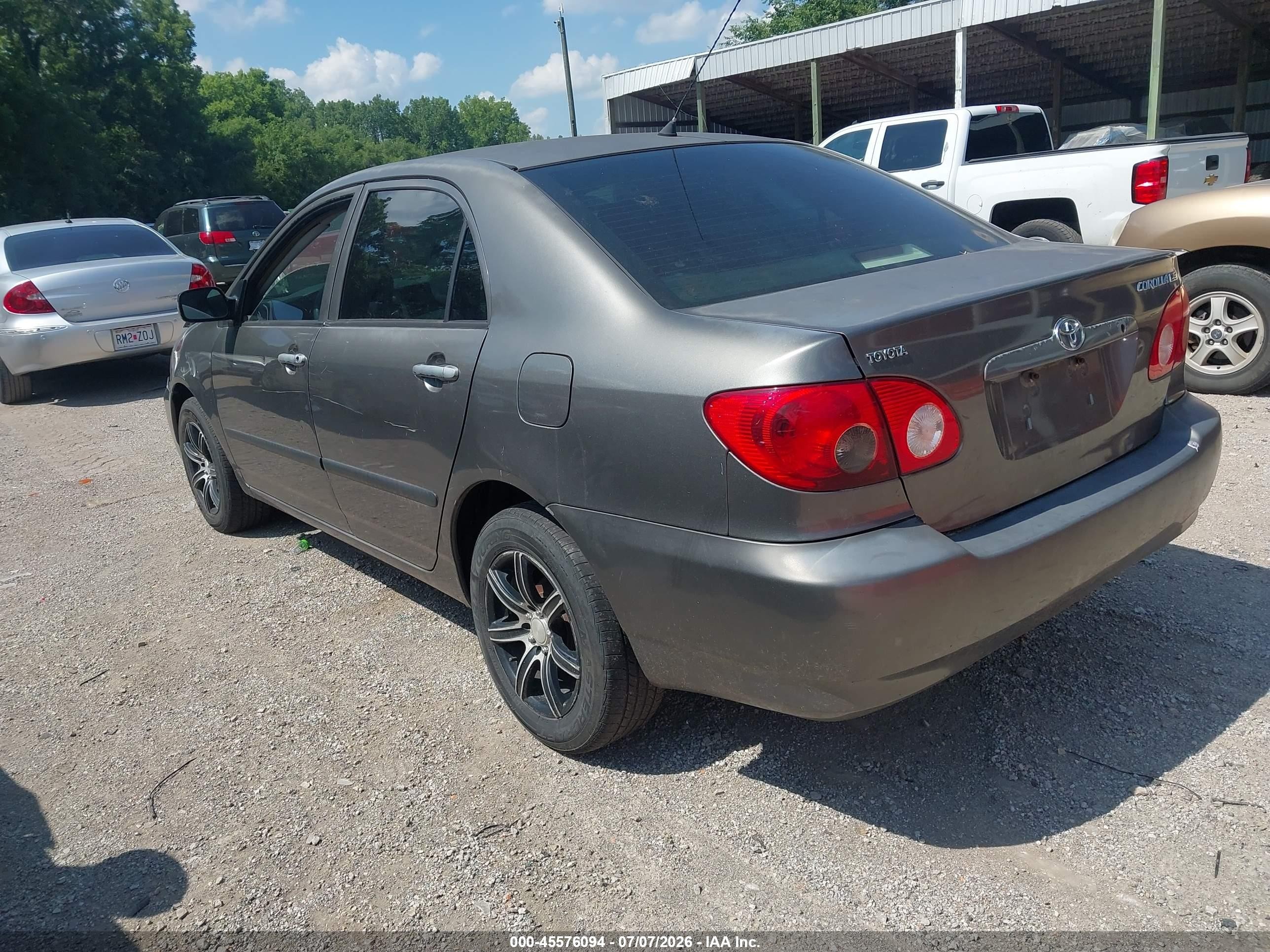 2007 Toyota Corolla Ce Gray vin: 1NXBR32E77Z829672