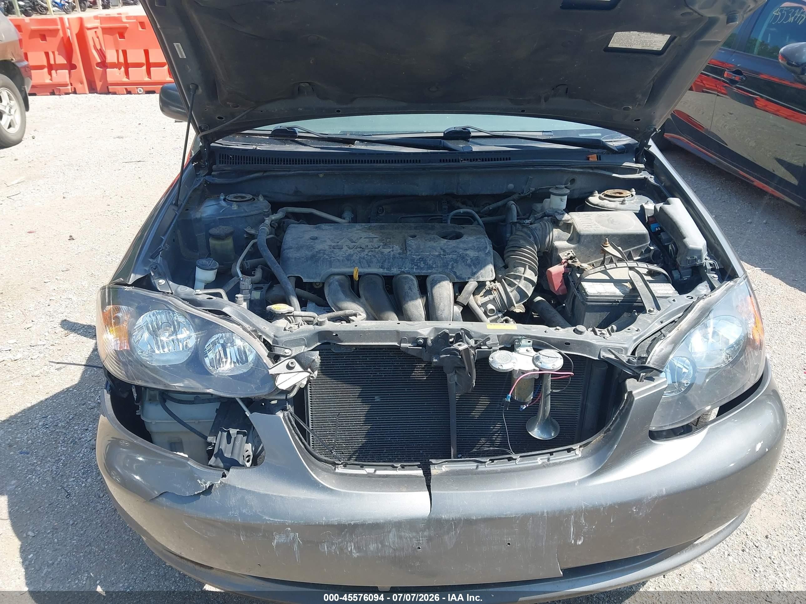 2007 Toyota Corolla Ce Gray vin: 1NXBR32E77Z829672