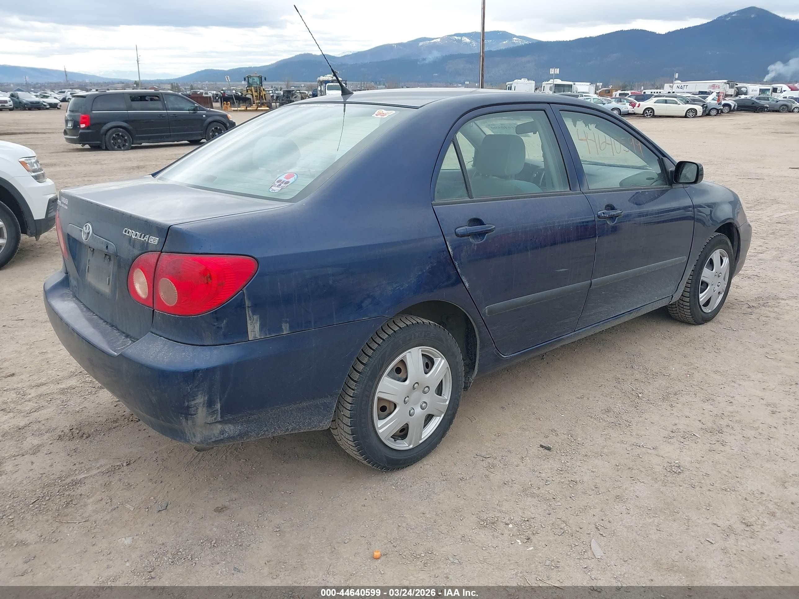 2007 Toyota Corolla Ce Blue vin: 1NXBR32E77Z857360