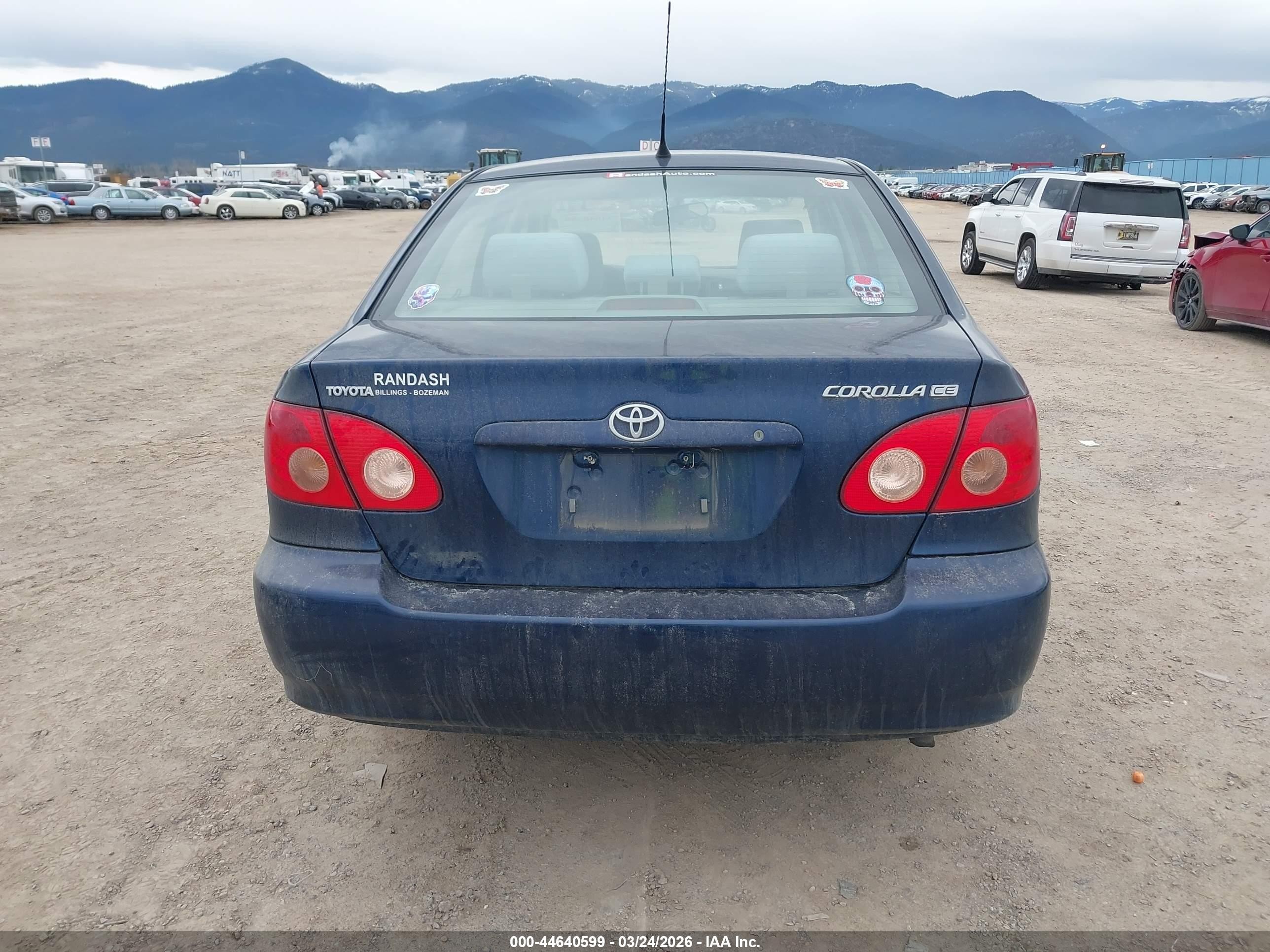 2007 Toyota Corolla Ce Blue vin: 1NXBR32E77Z857360