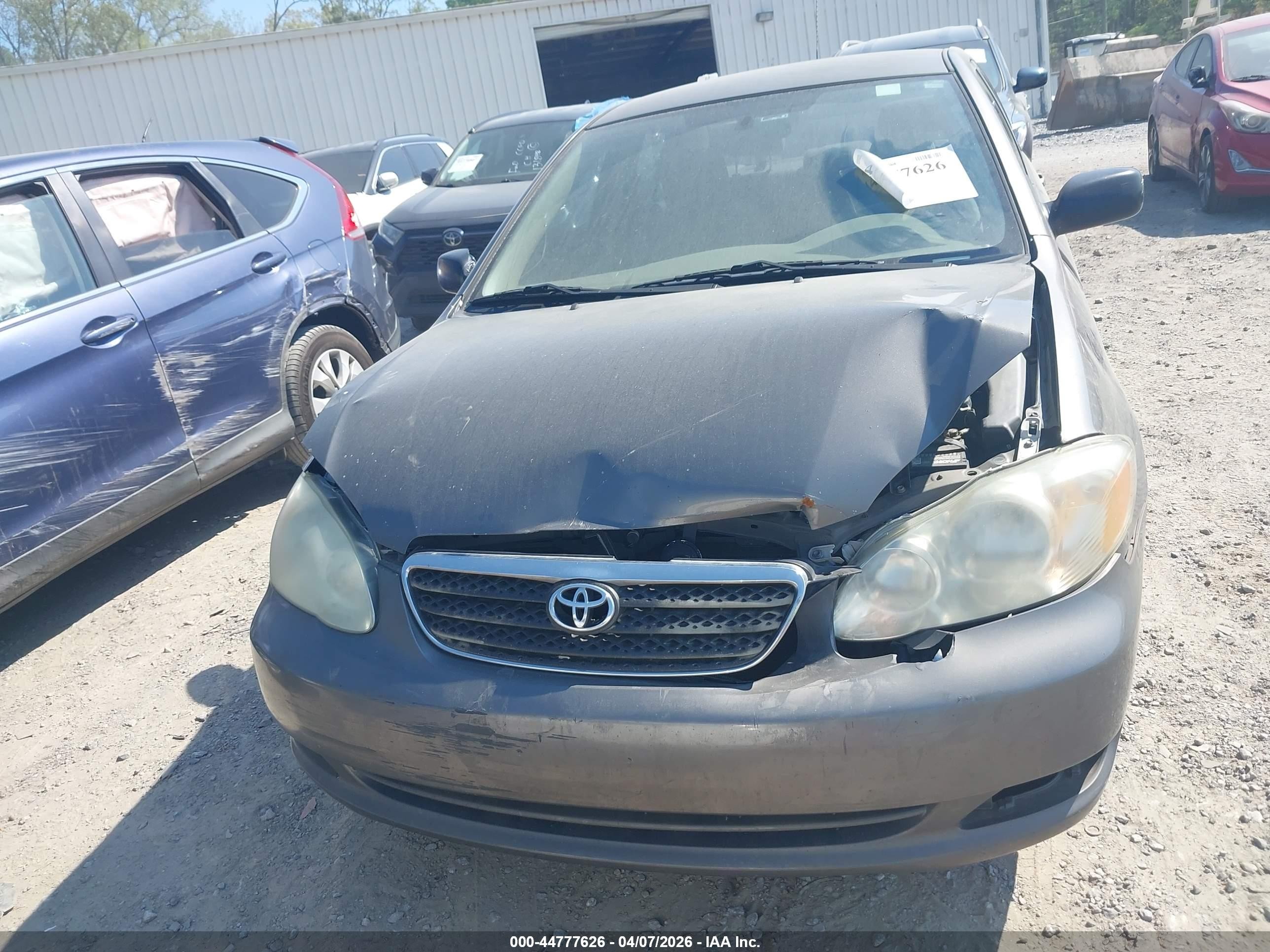 2007 Toyota Corolla Ce Gray vin: 1NXBR32E77Z887149