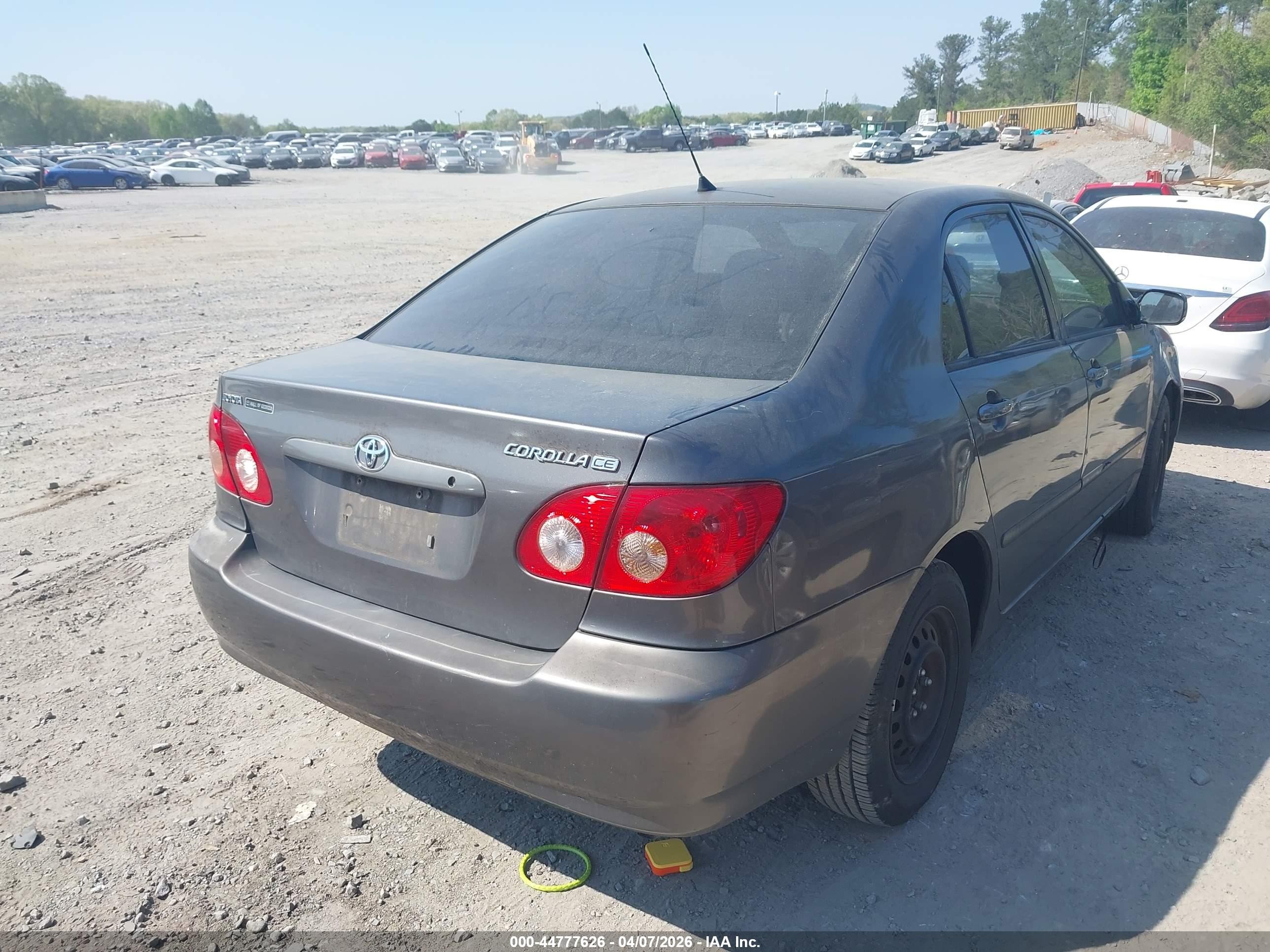 2007 Toyota Corolla Ce Gray vin: 1NXBR32E77Z887149
