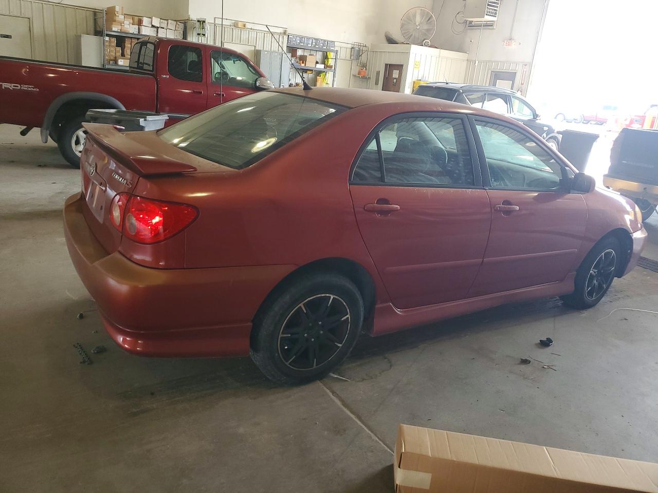 2008 Toyota Corolla S Красный vin: 1NXBR32E78Z951532