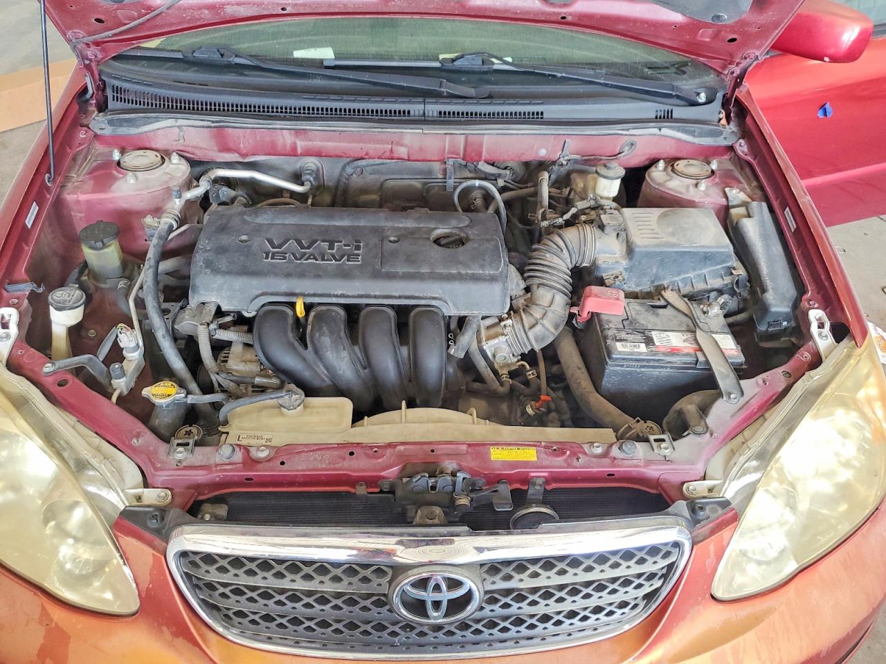 2008 Toyota Corolla S Красный vin: 1NXBR32E78Z951532