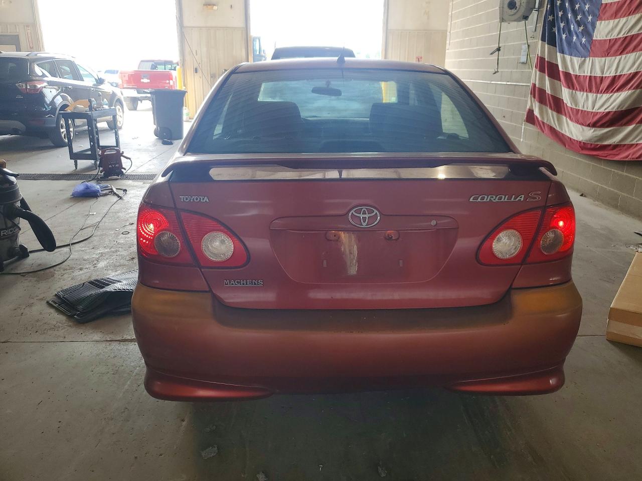 2008 Toyota Corolla S Красный vin: 1NXBR32E78Z951532