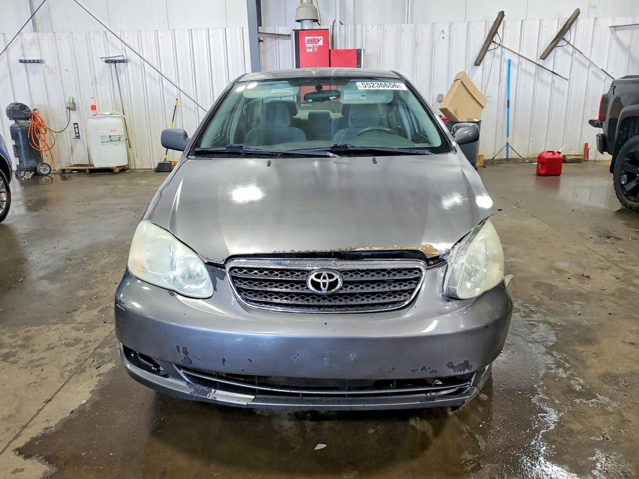 2008 Toyota Corolla Le Gray vin: 1NXBR32E78Z952986