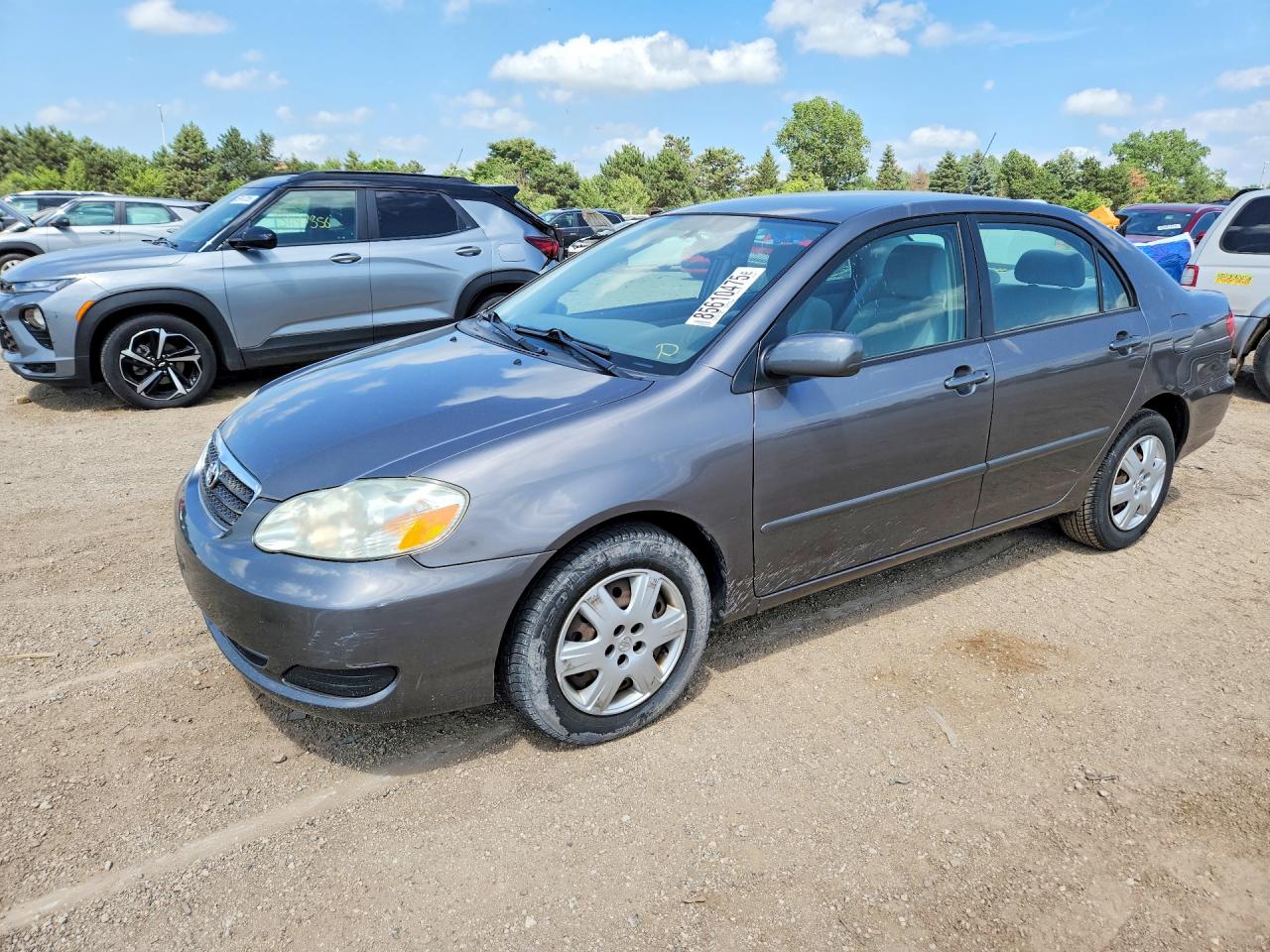 2008 Toyota Corolla Le Gray vin: 1NXBR32E78Z956066