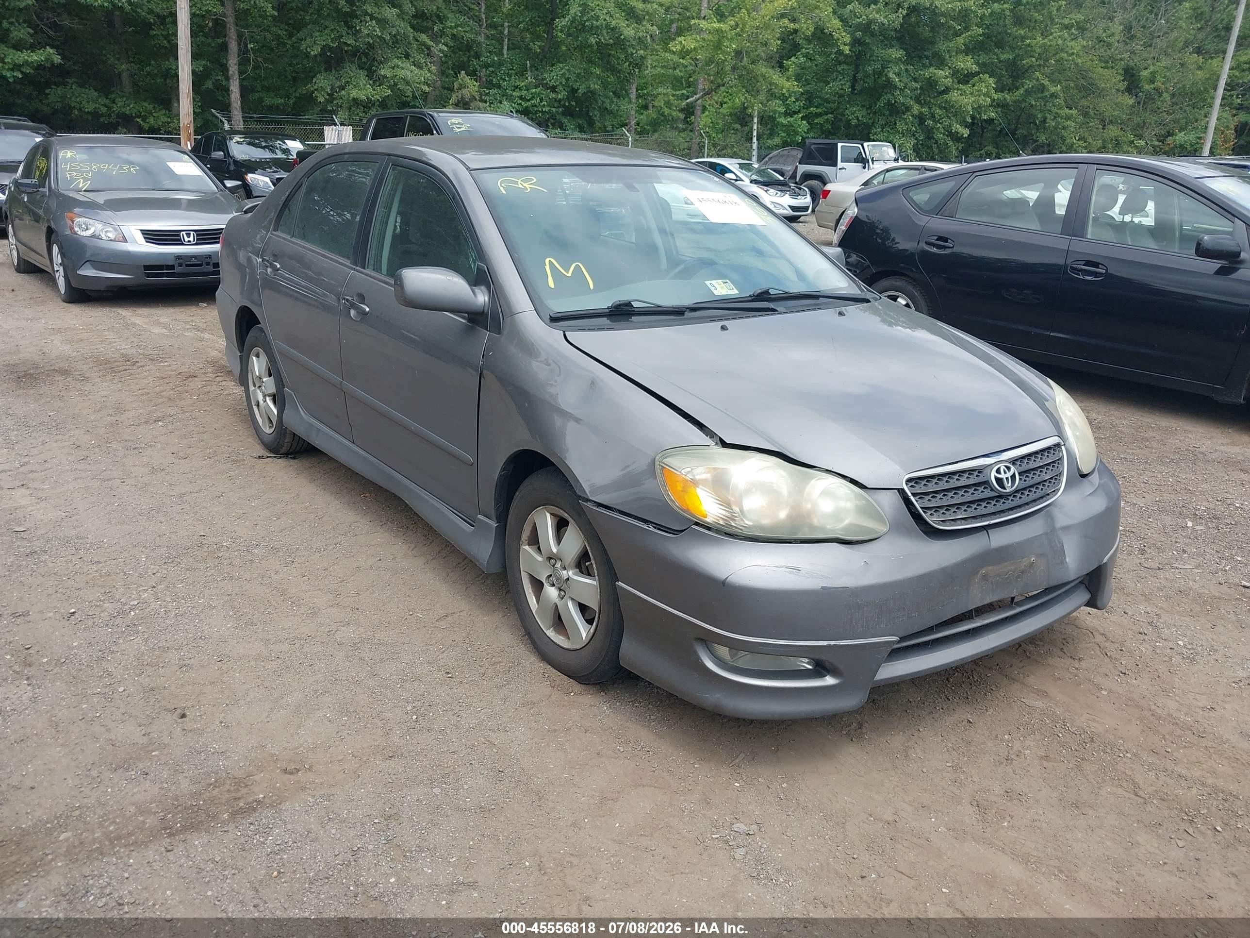 2008 Toyota Corolla S Gray vin: 1NXBR32E78Z965334