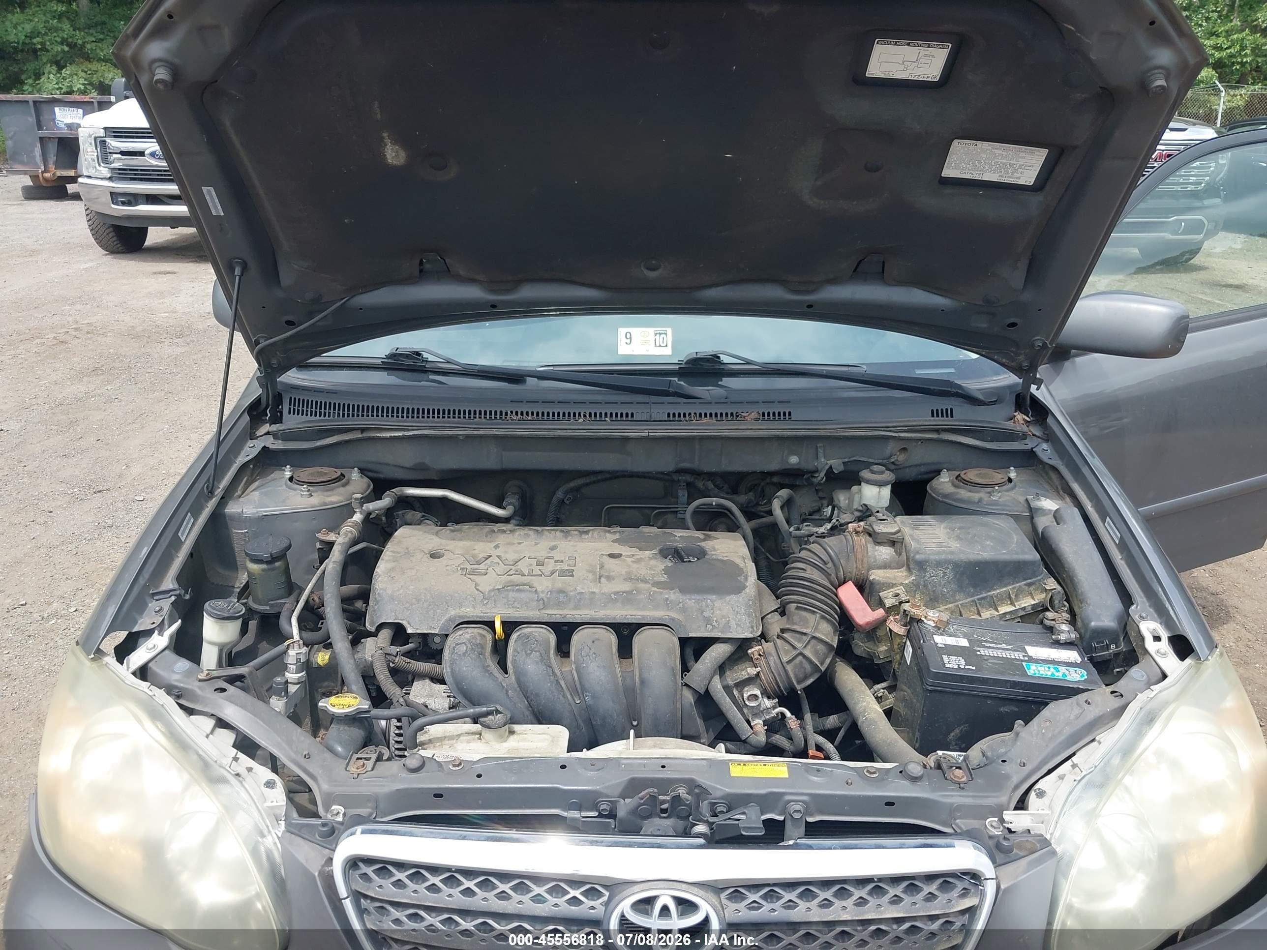 2008 Toyota Corolla S Gray vin: 1NXBR32E78Z965334