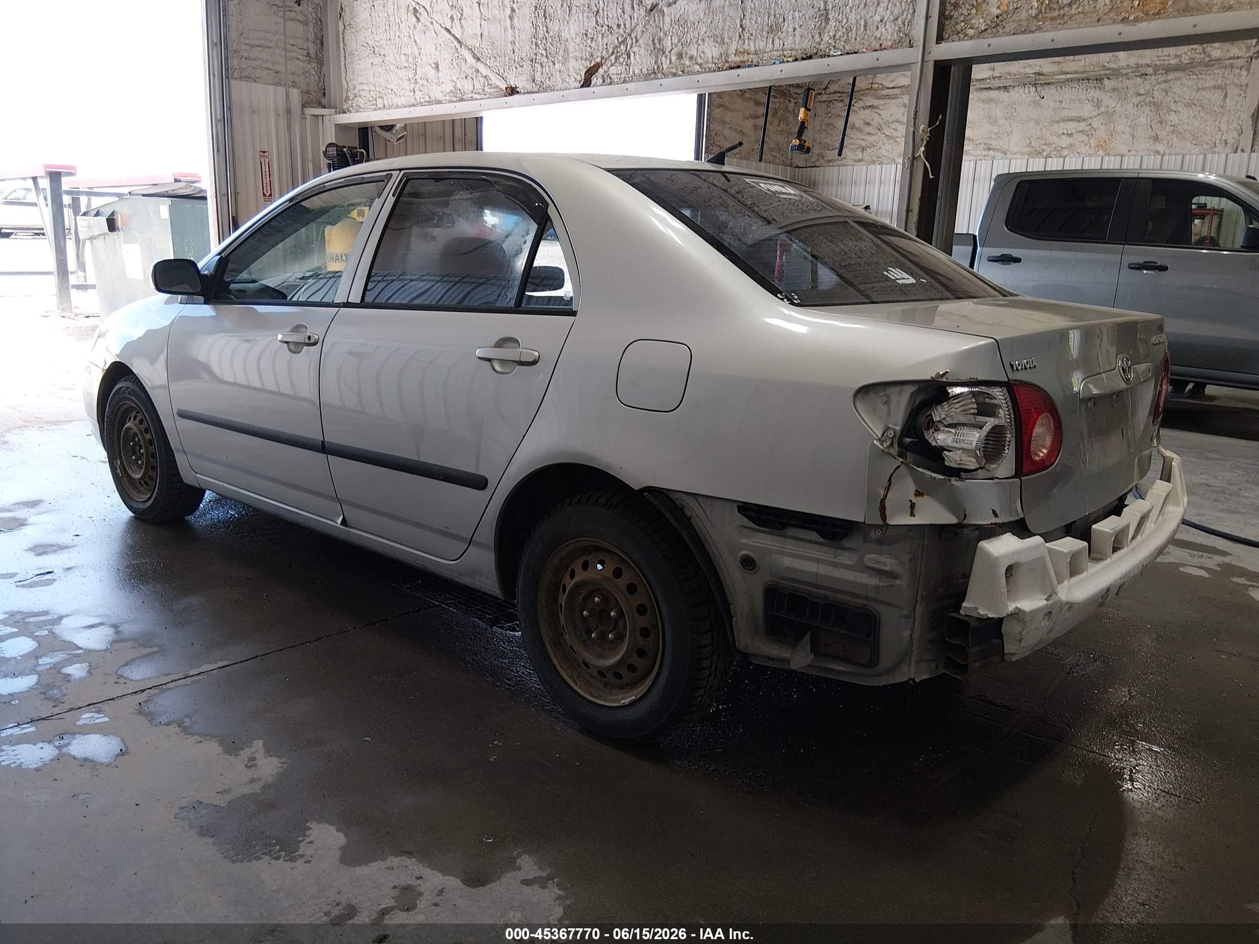 2003 Toyota Corolla Ce Silver vin: 1NXBR32E83Z041459