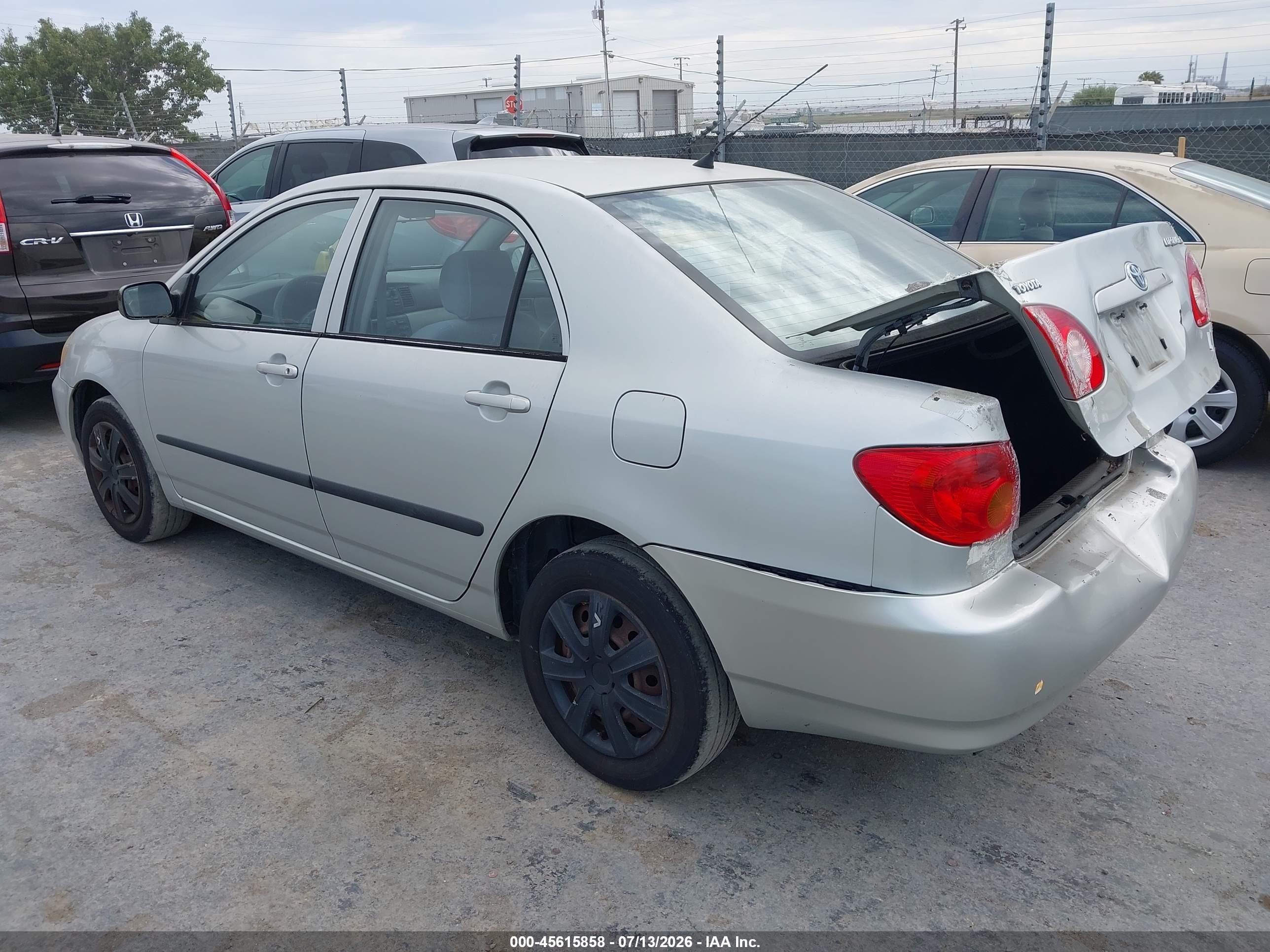 2003 Toyota Corolla Ce Серый vin: 1NXBR32E83Z047486