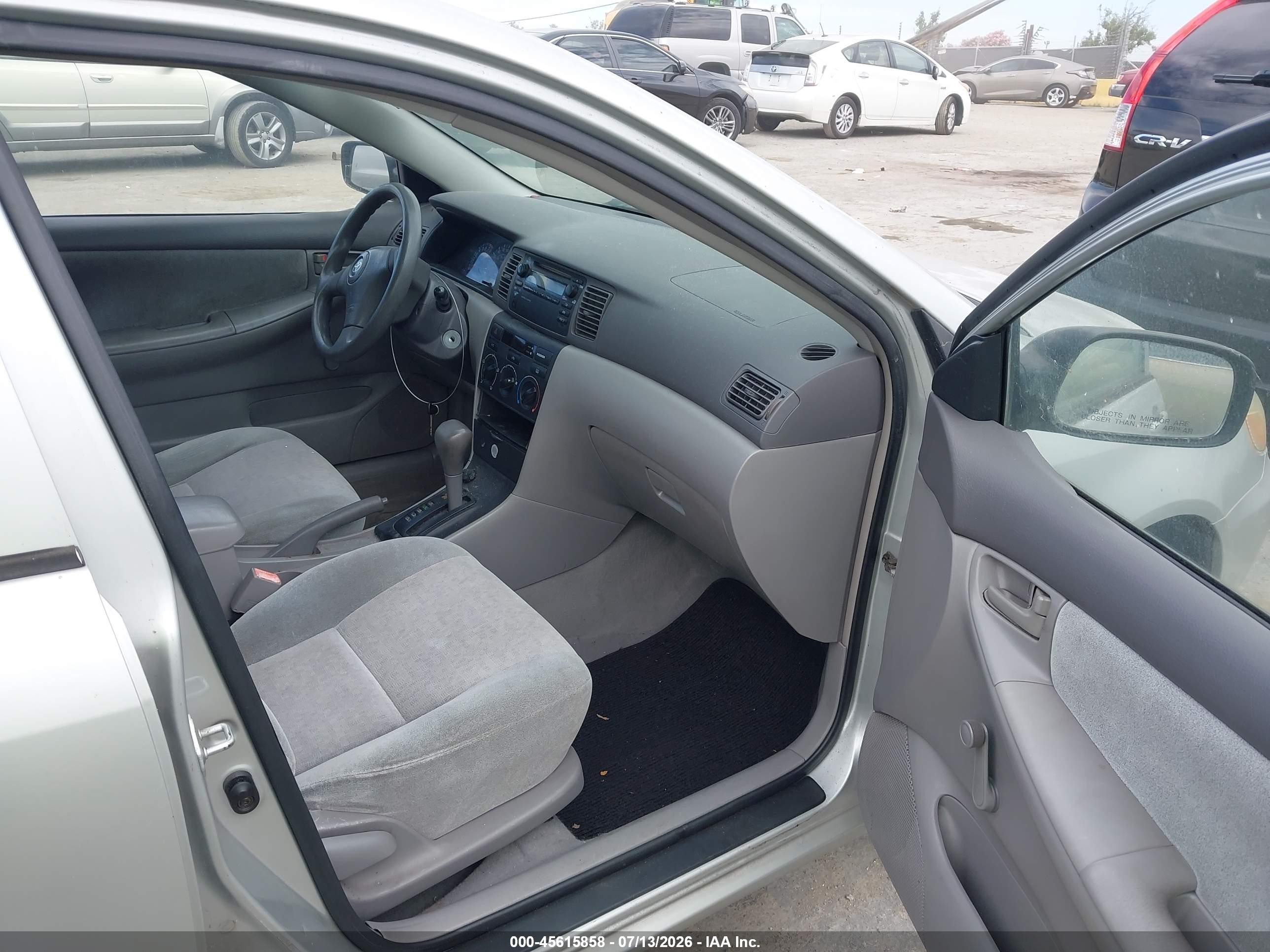 2003 Toyota Corolla Ce Серый vin: 1NXBR32E83Z047486