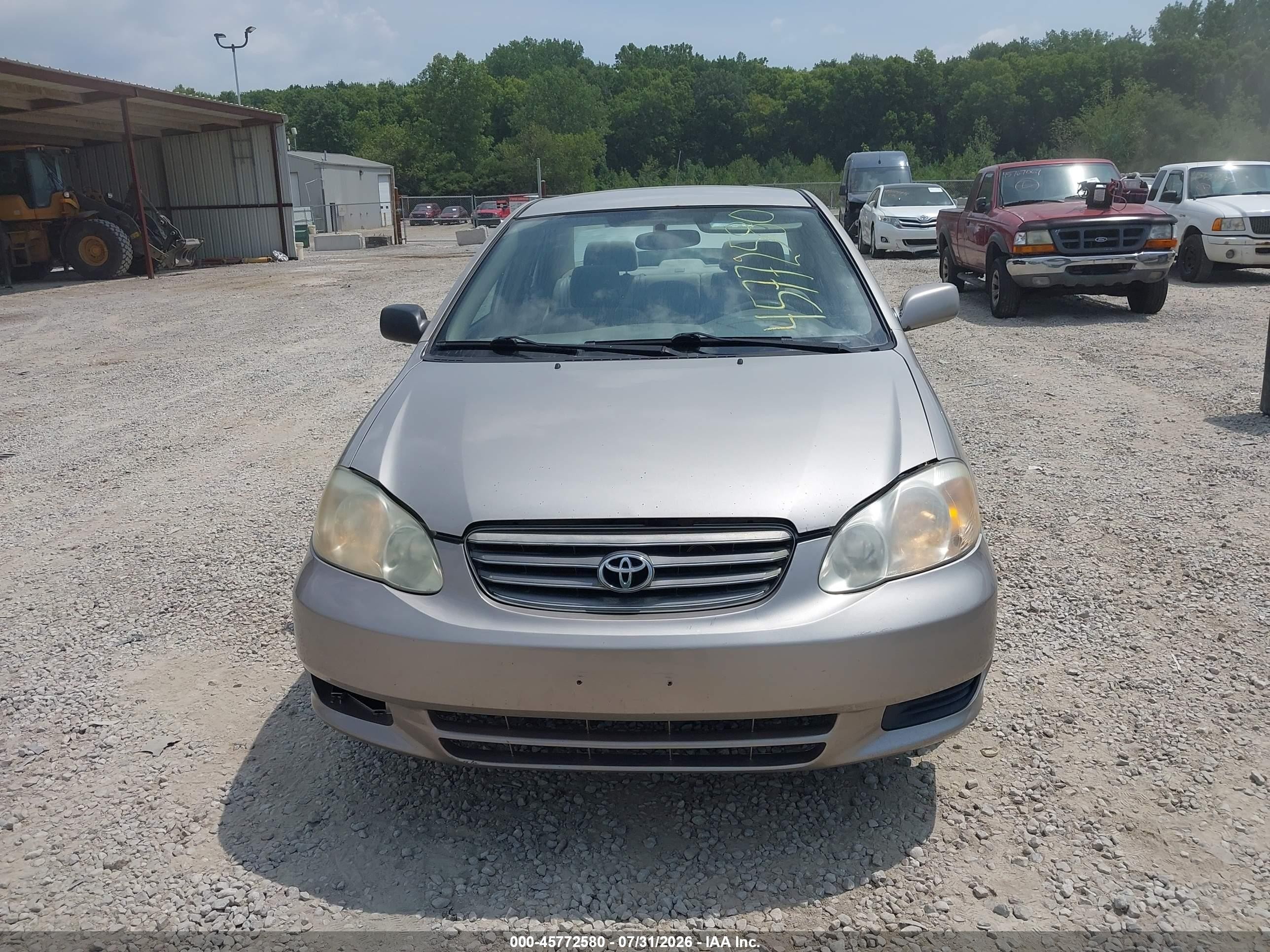 2003 Toyota Corolla Le Tan vin: 1NXBR32E83Z050601
