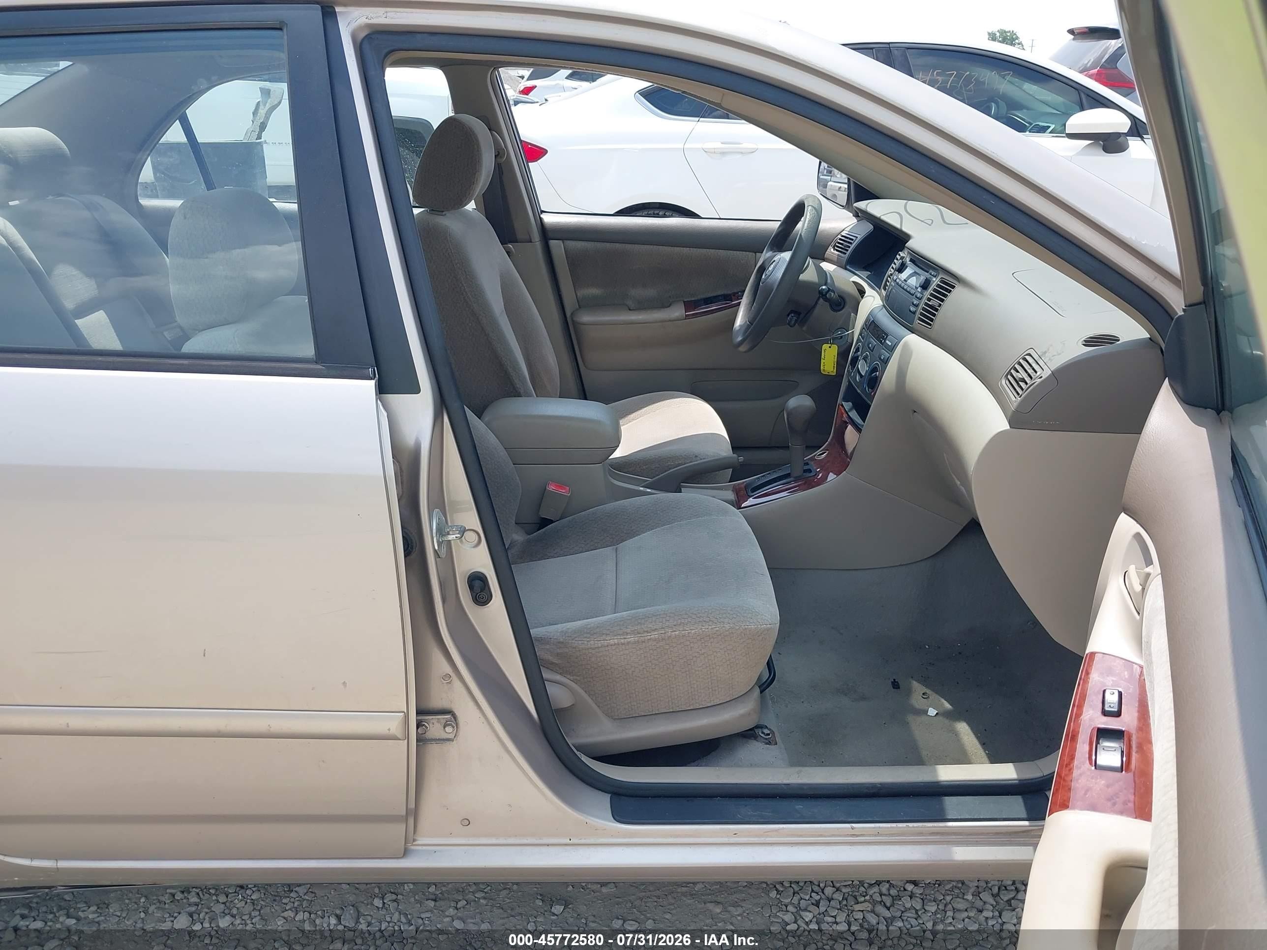 2003 Toyota Corolla Le Tan vin: 1NXBR32E83Z050601