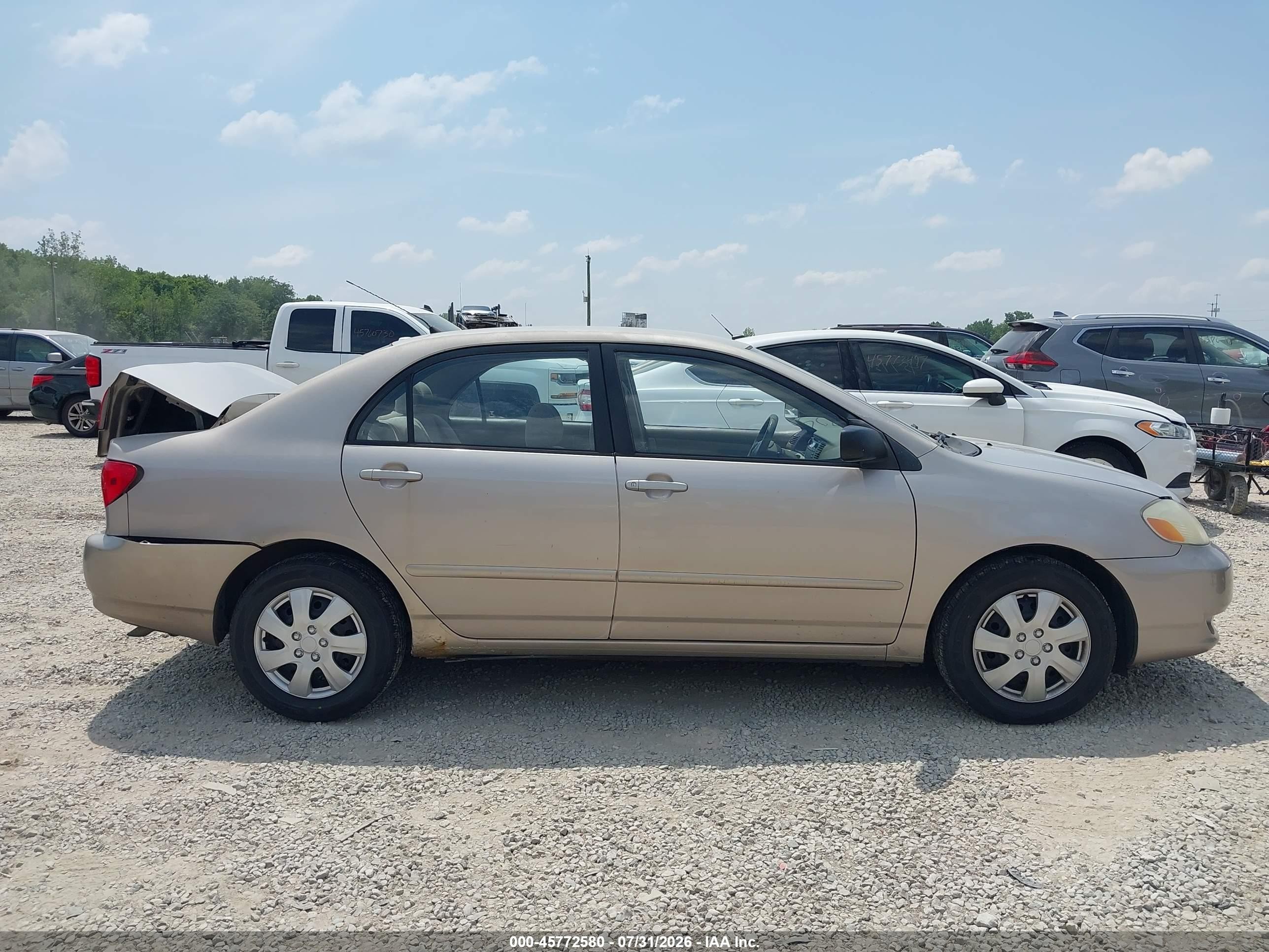 2003 Toyota Corolla Le Tan vin: 1NXBR32E83Z050601