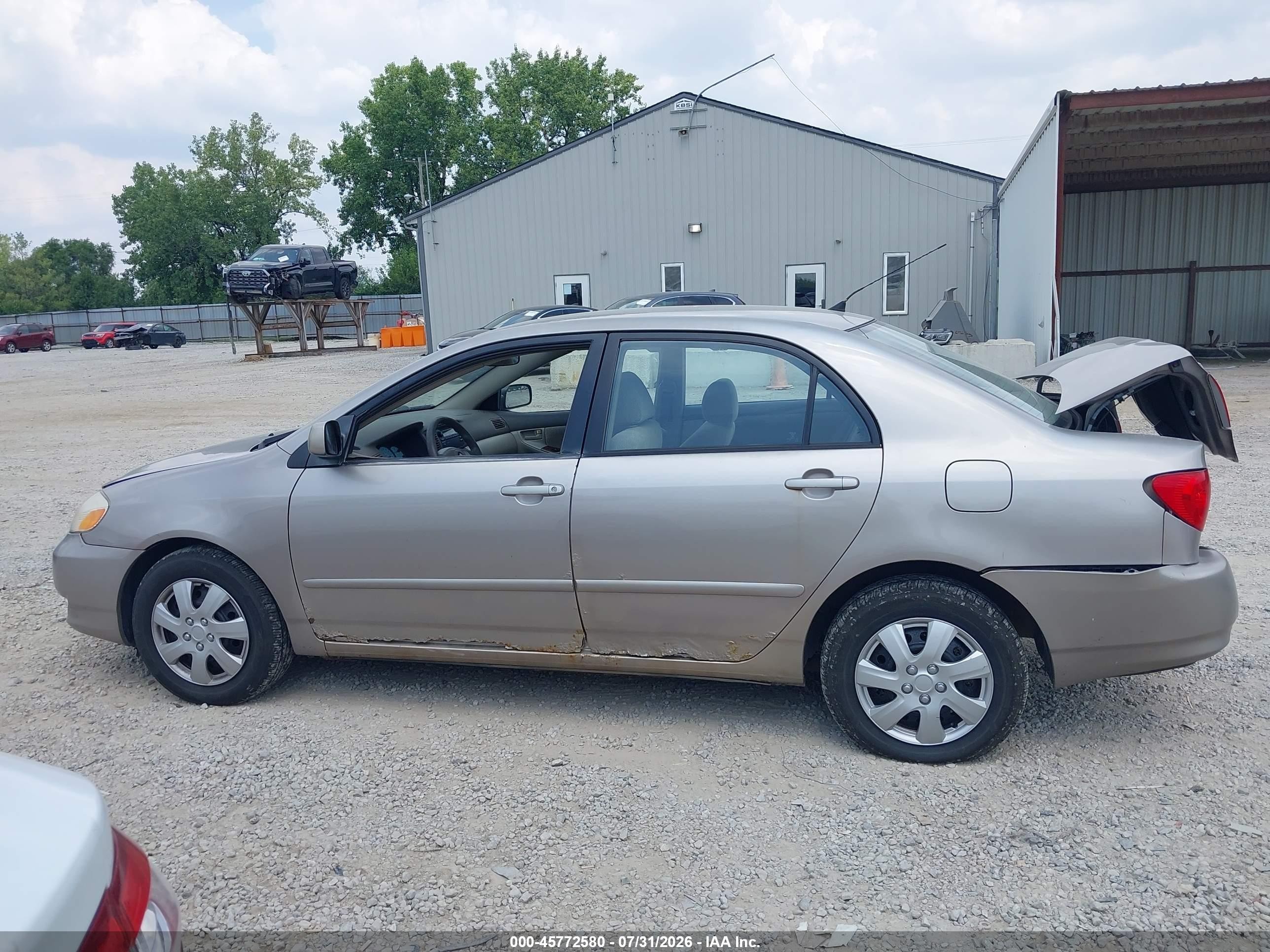 2003 Toyota Corolla Le Tan vin: 1NXBR32E83Z050601